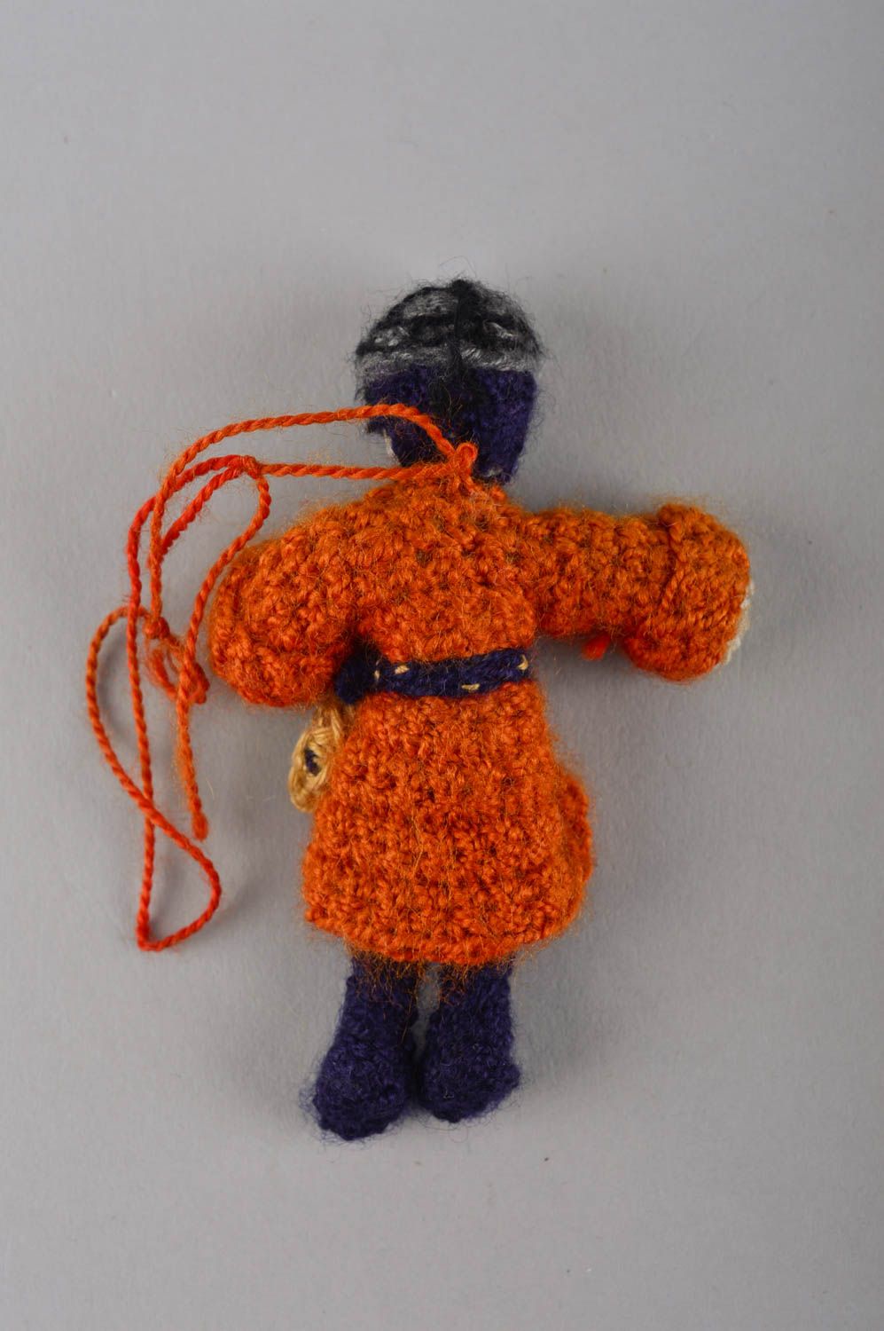 Handmade doll stuffed toy interior crocheted toy soft toy for children photo 3