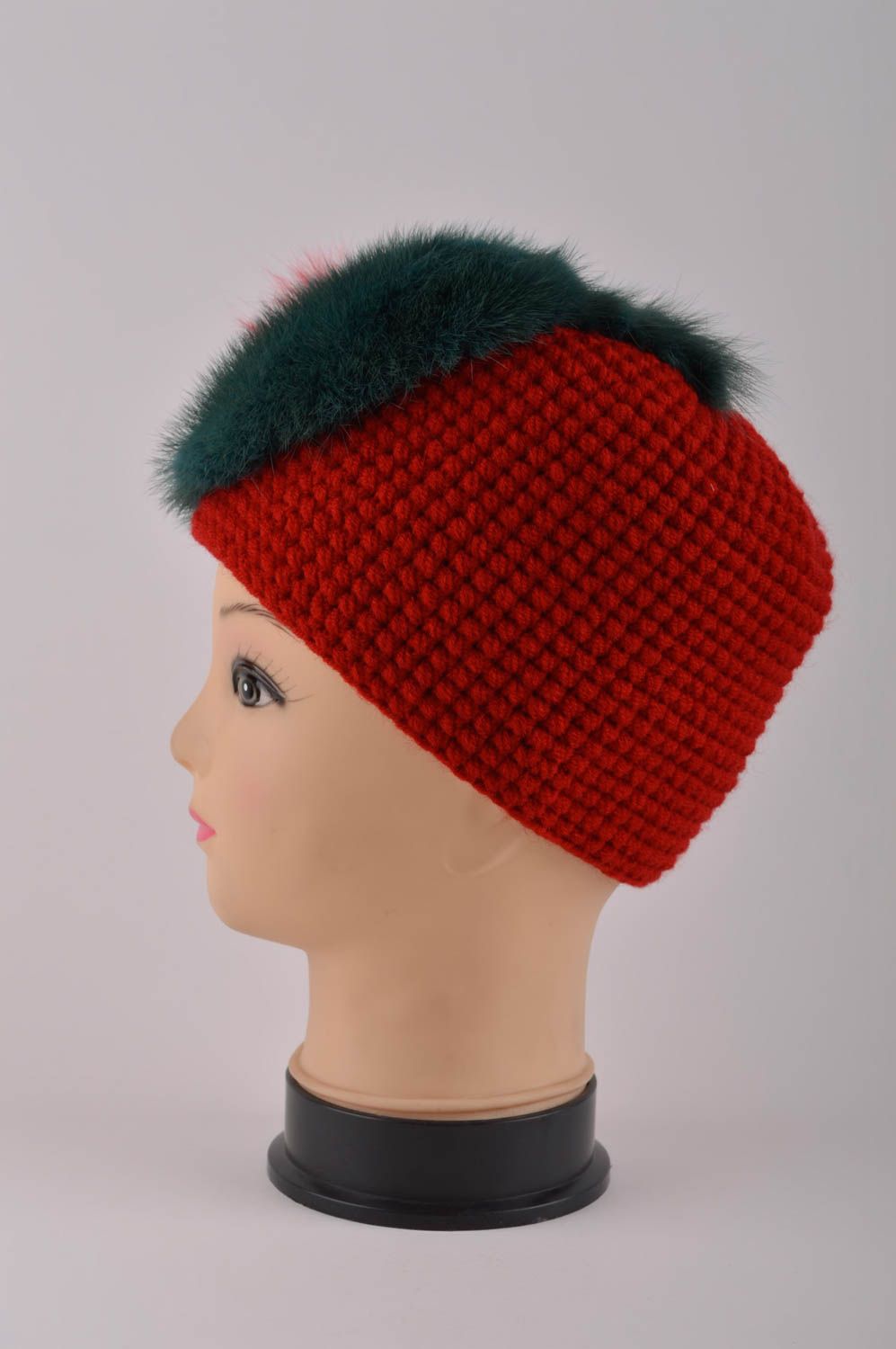 Handmade hat designer warm hat children hat woolen headwear gift ideas photo 4