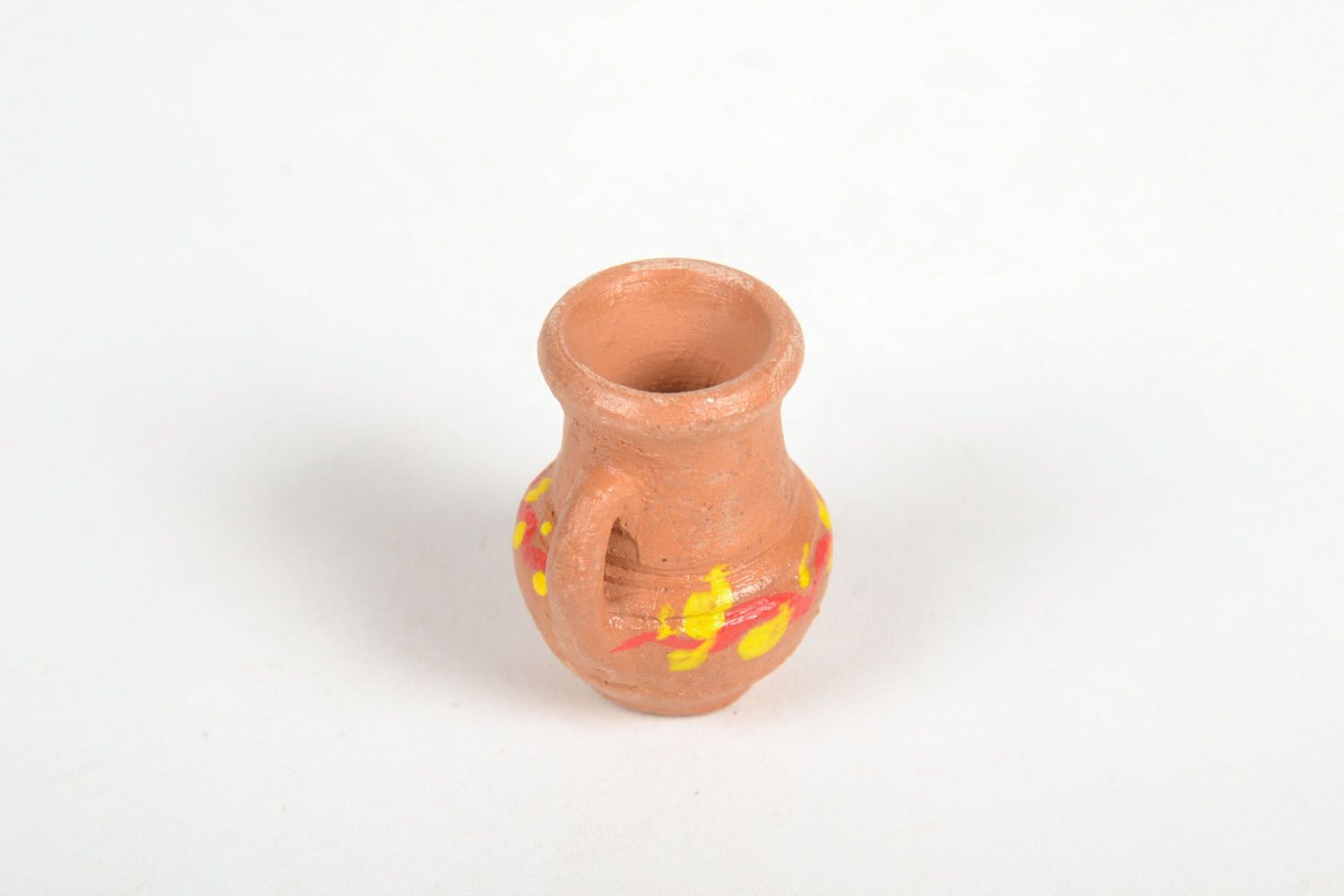 Little mini ceramic pitcher 1,18 inches tall 0,03 lb photo 3