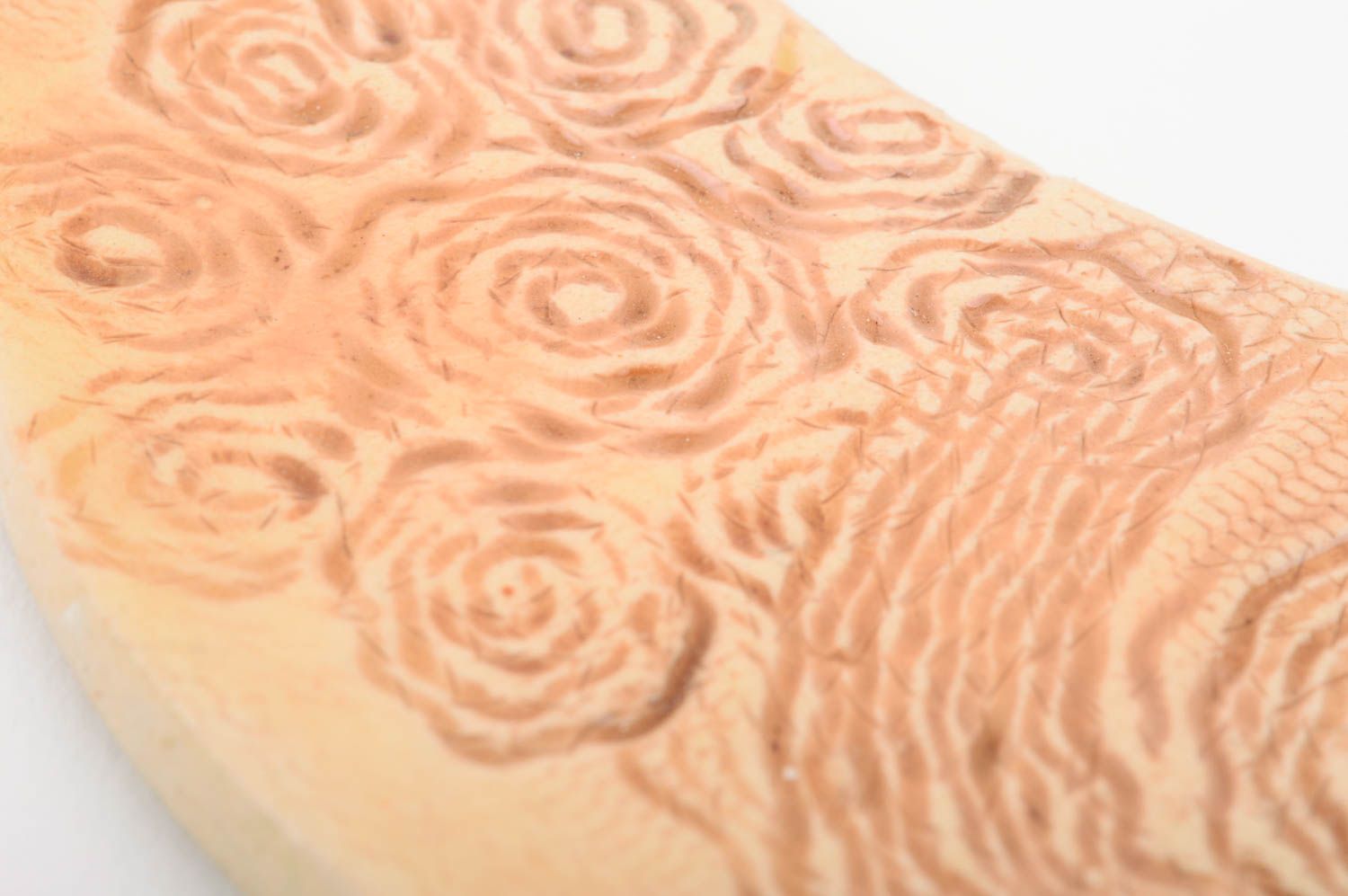 Handmade Keramik Wandbild Schutzengel Anhänger Deko aus Naturmaterialien foto 5