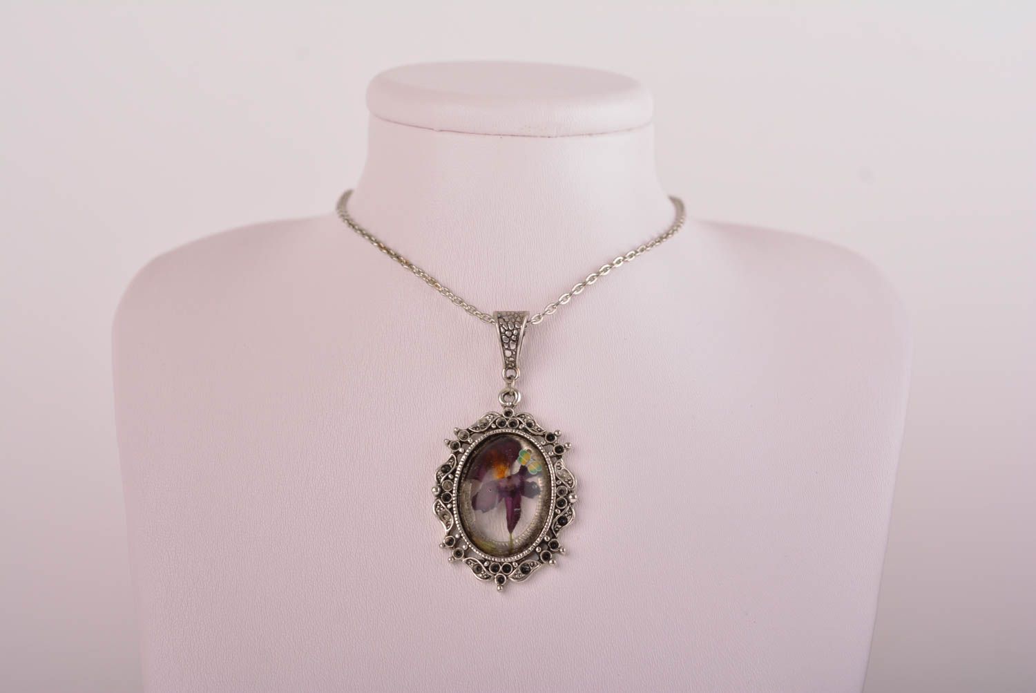 Unusual handmade neck pendant fashion accessories trendy jewelry designs photo 3