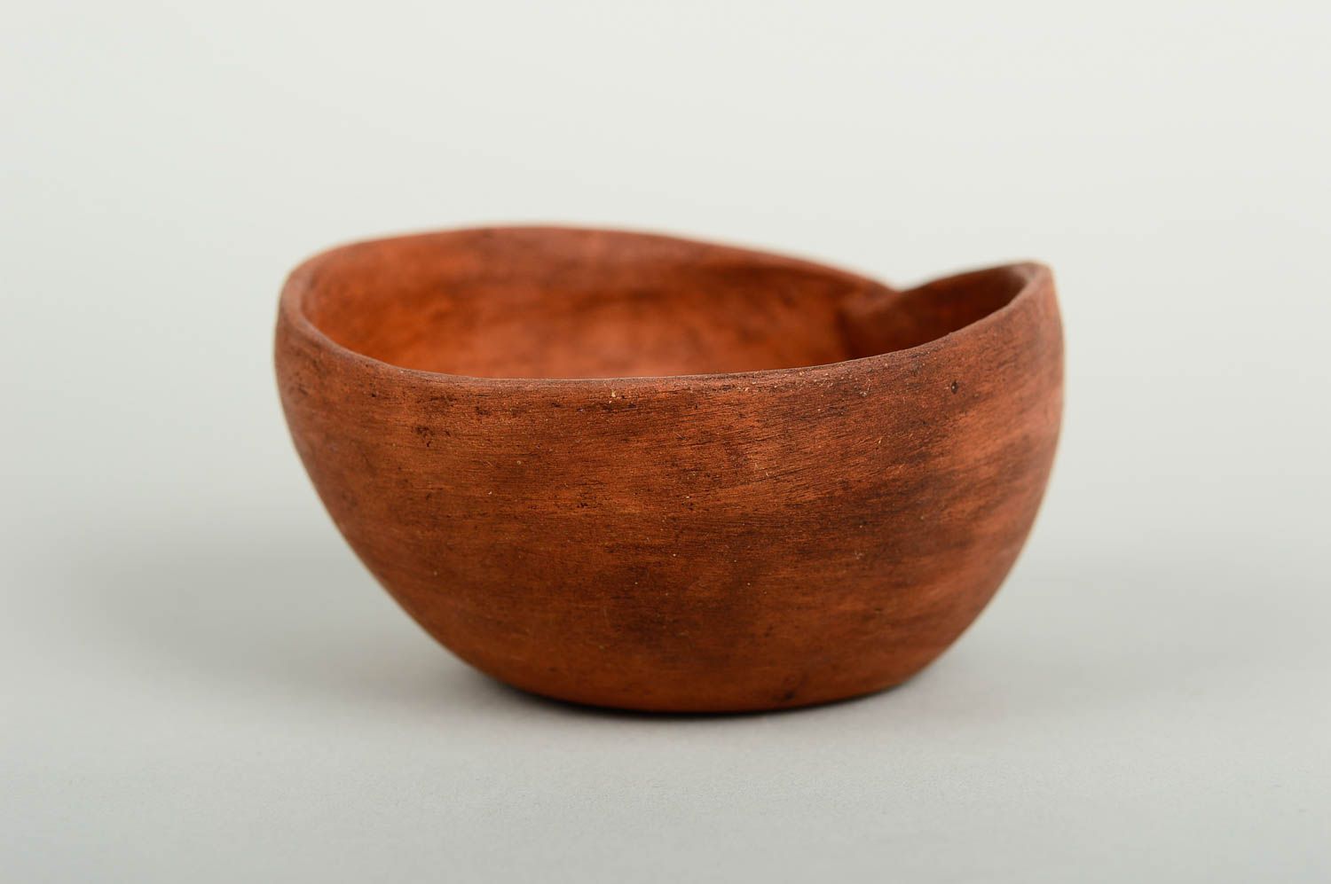 Clay bowl handmade pottery kitchen decor eco friendly tableware ceramic dish photo 4