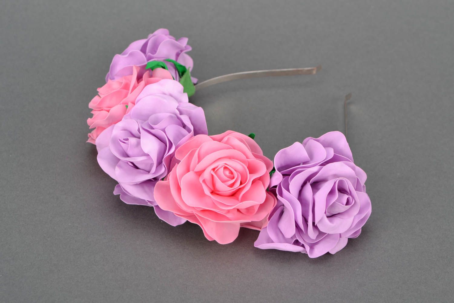 Beautiful headband Rose Blossoming photo 3