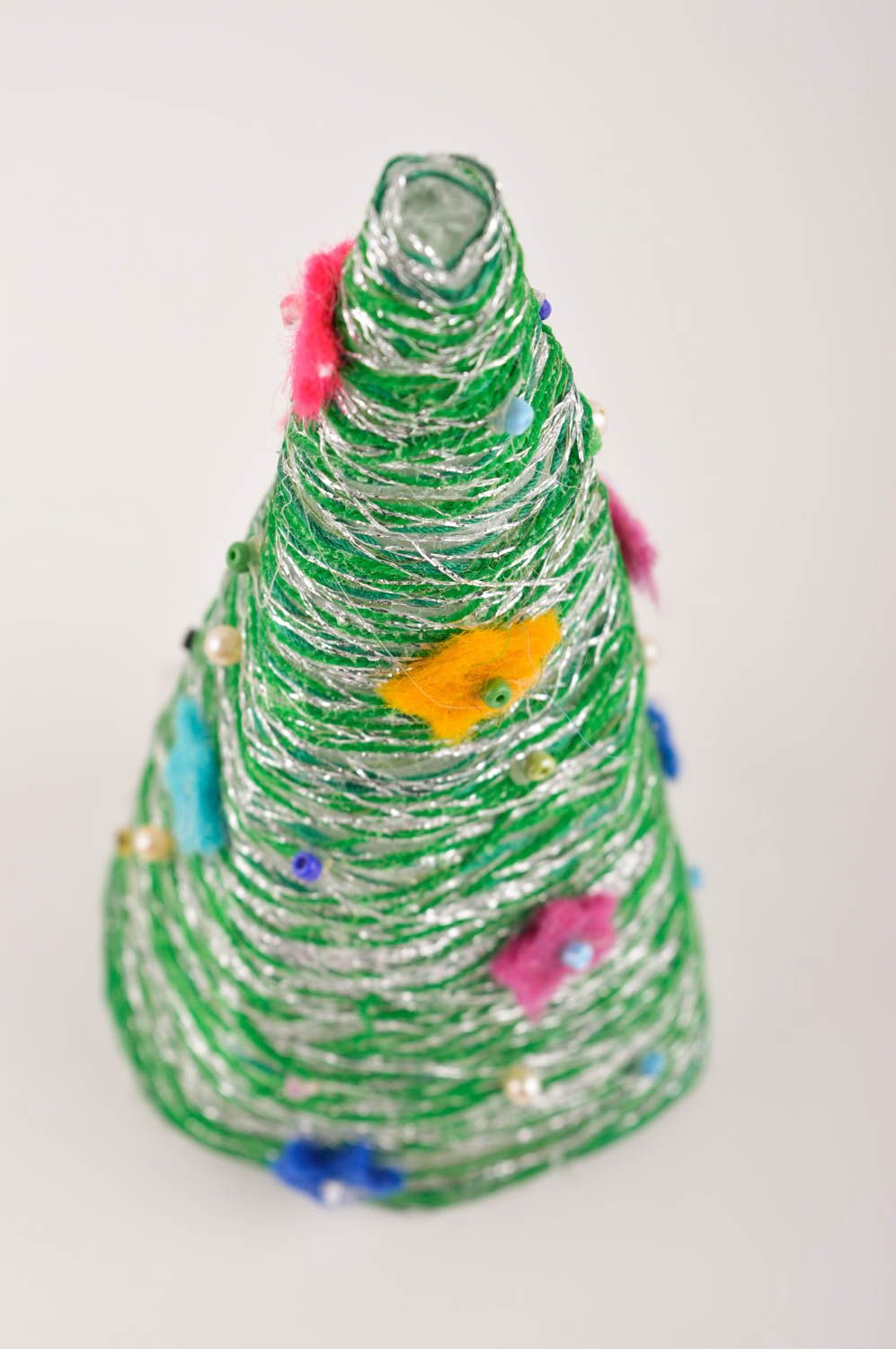 Árbol de Navidad hecho a mano elemento decorativo artificial decoración de casa foto 3