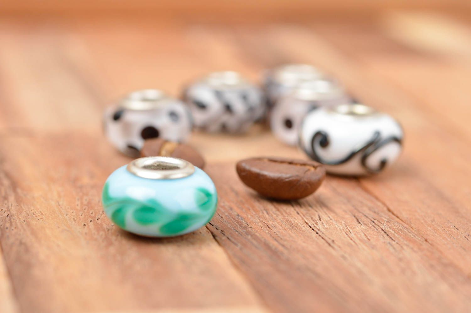 Handmade jewelry findings jewelry charm glass bead finding lampwork beads photo 1