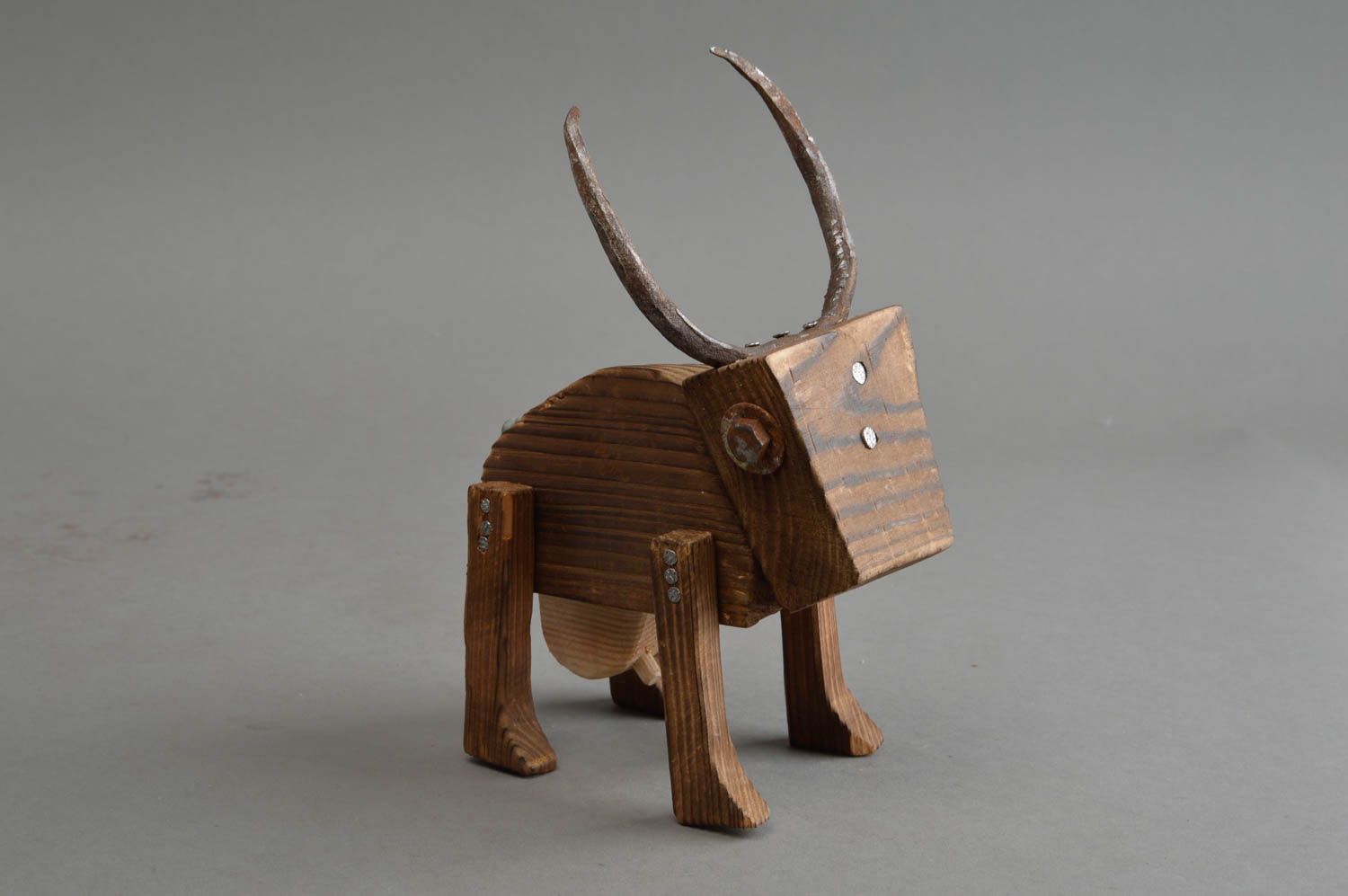 Decorative handmade wooden figurine unusual statuette designs gift ideas photo 2