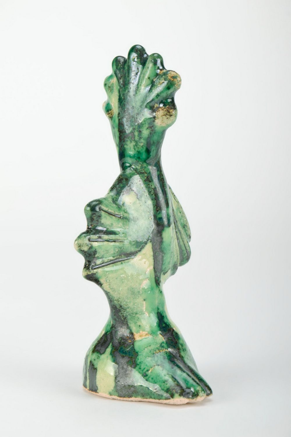 Estatueta artesanal de argila refractária Anjo foto 2