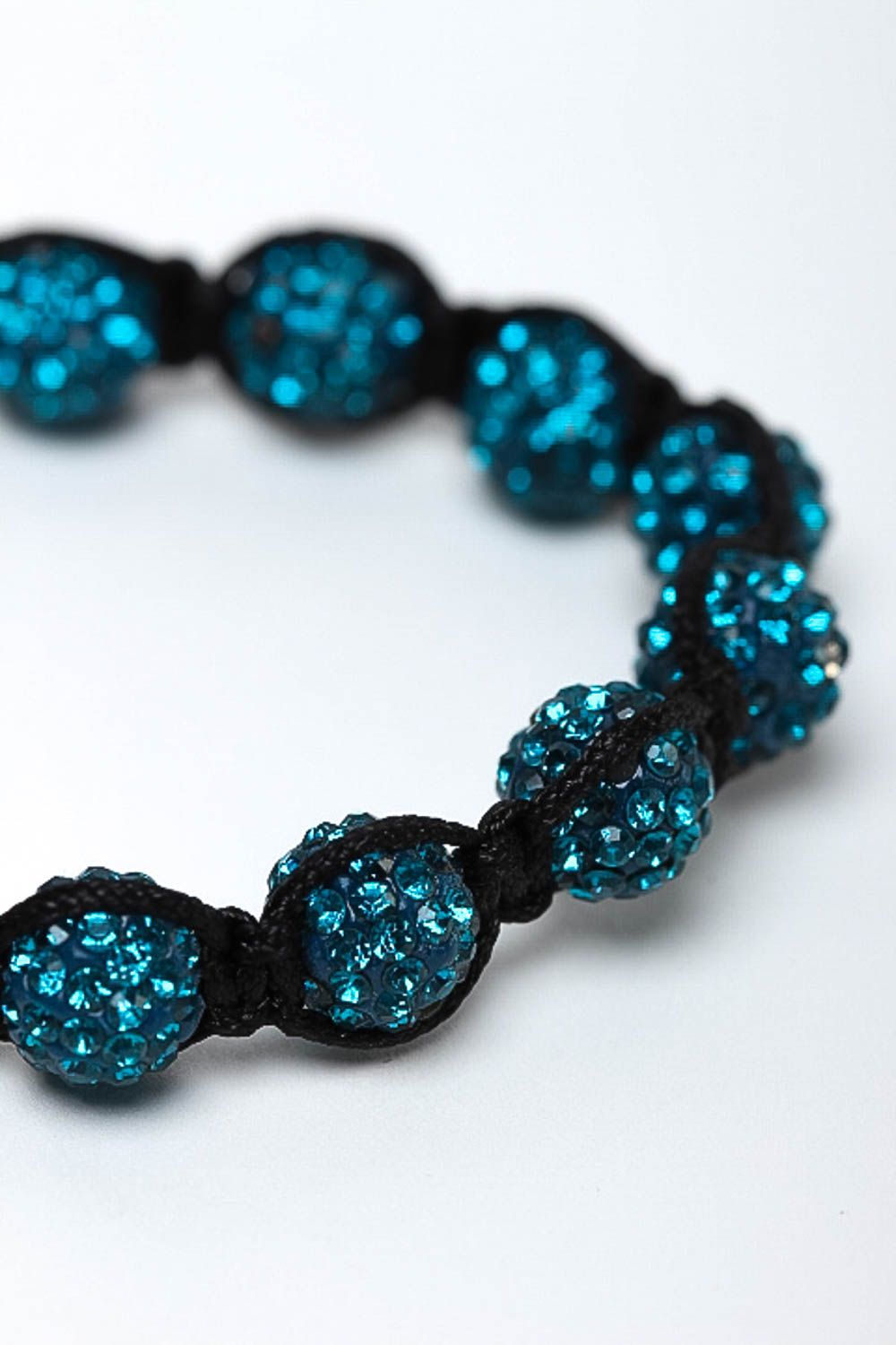 Handmade trendy bracelet beaded bracelet fashion jewelry blue bracelet  photo 3