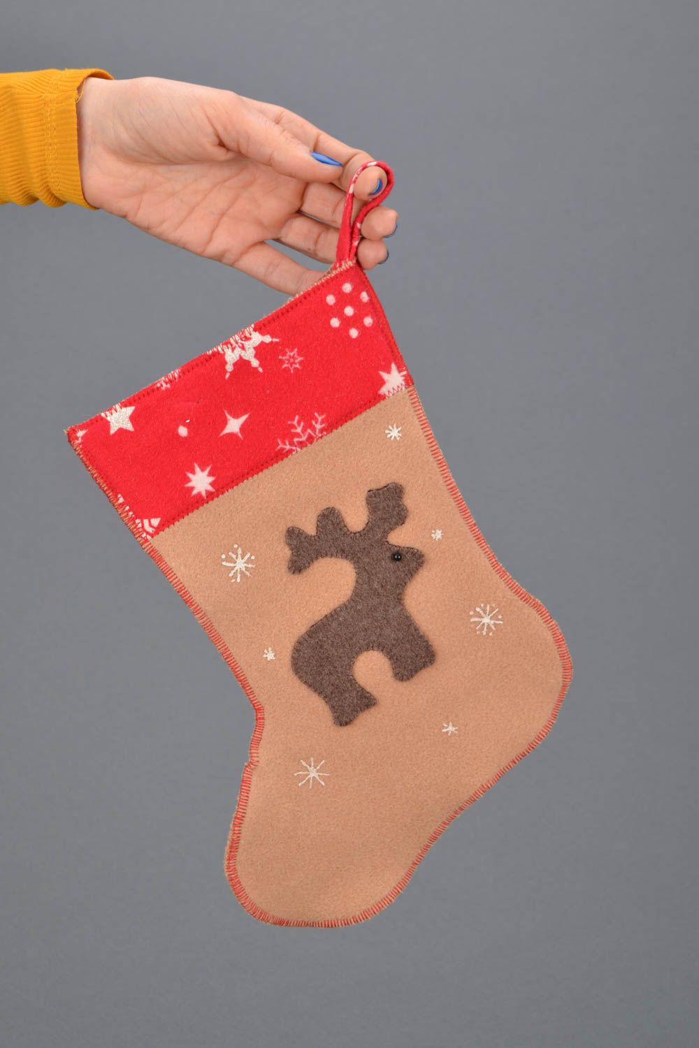 Christmas gift sock Little Deer photo 1
