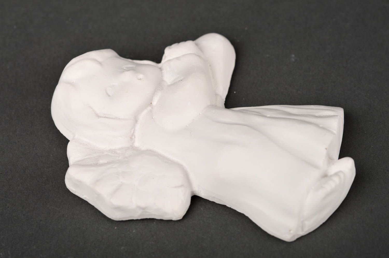 Unusual handmade plaster blank plaster figurine diy home decor gift ideas photo 2