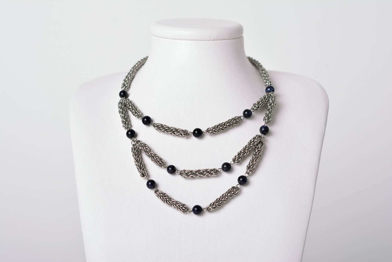 Handmade metal necklace stylish necklace metal jewelry for women fashion jewelry photo 2