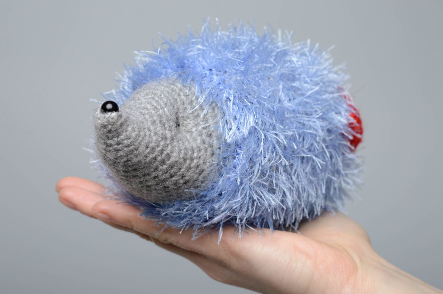 Soft crochet toy hedgehog photo 4