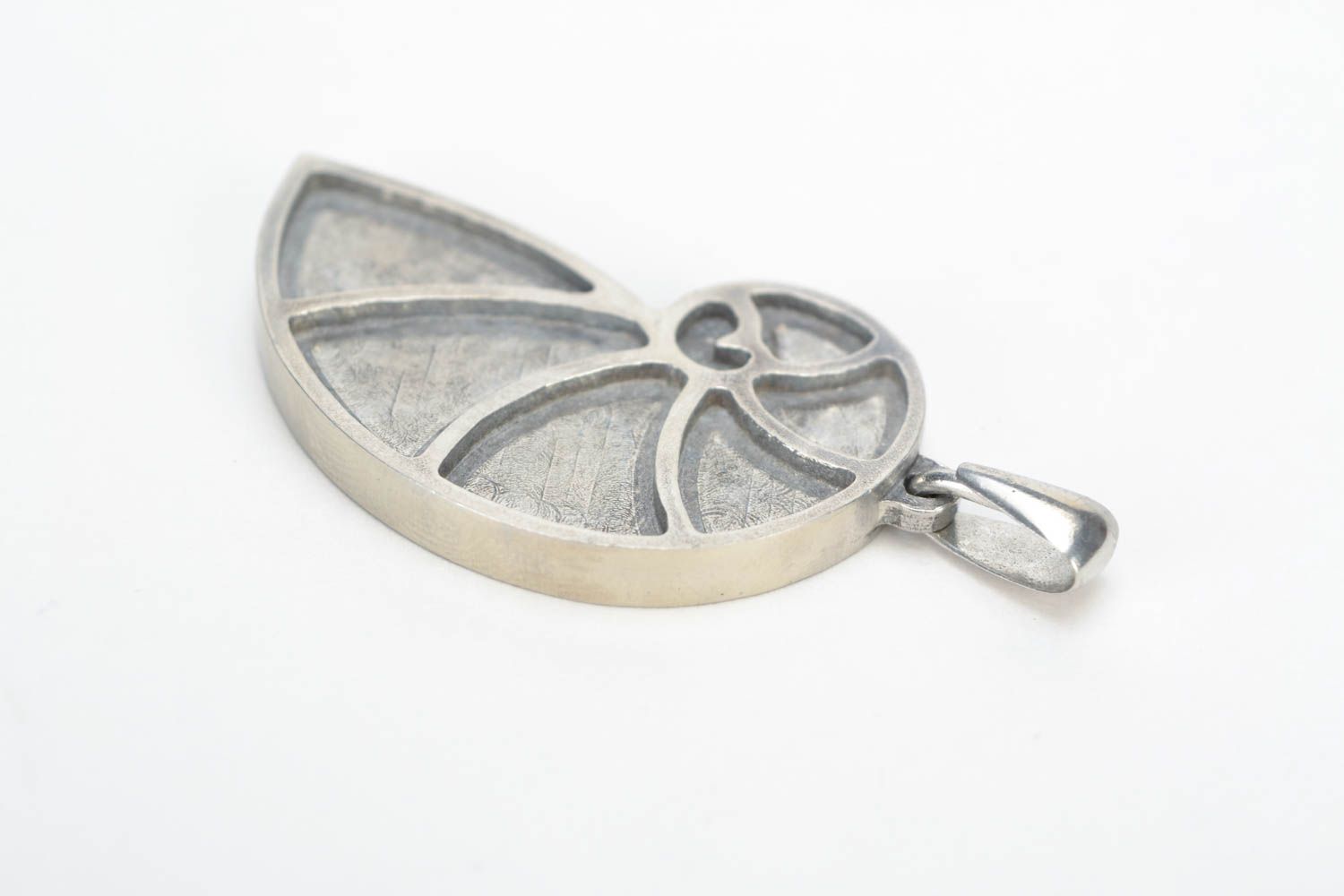 Handmade metal accessory for jewelry pendant creation stylish Cocoon photo 2