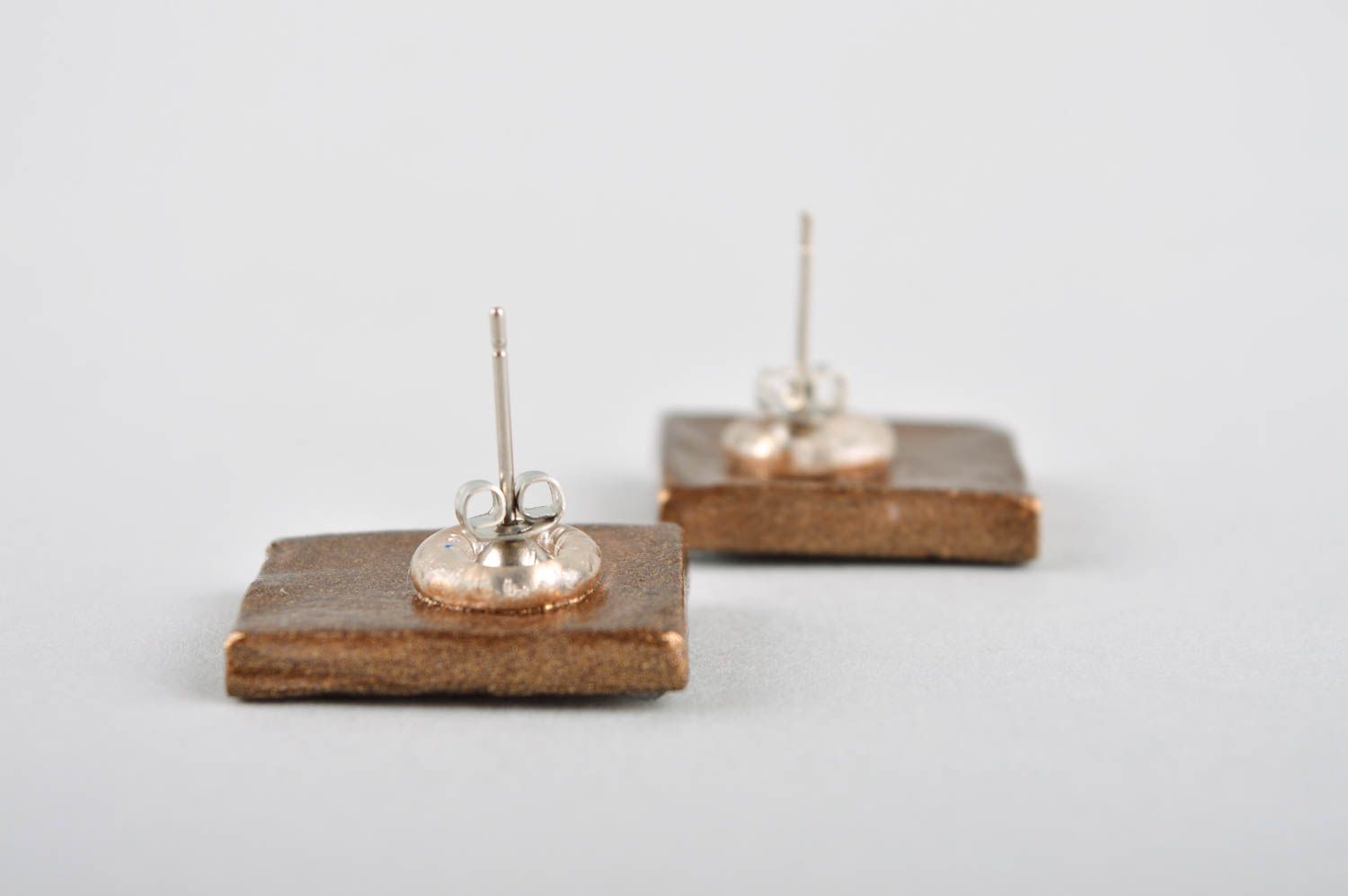 Exclusive handmade earrings polymer clay earrings plastic earrings for women photo 5