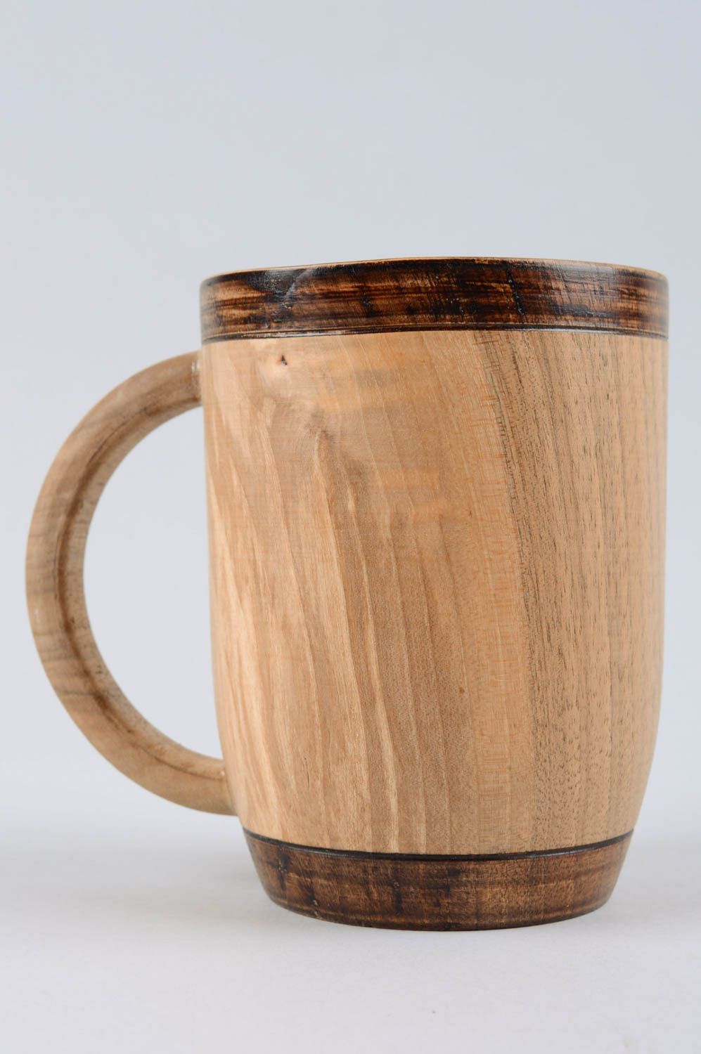 Handmade beer mug home decor wooden kitchenware of 500 ml kitchen decor  photo 3