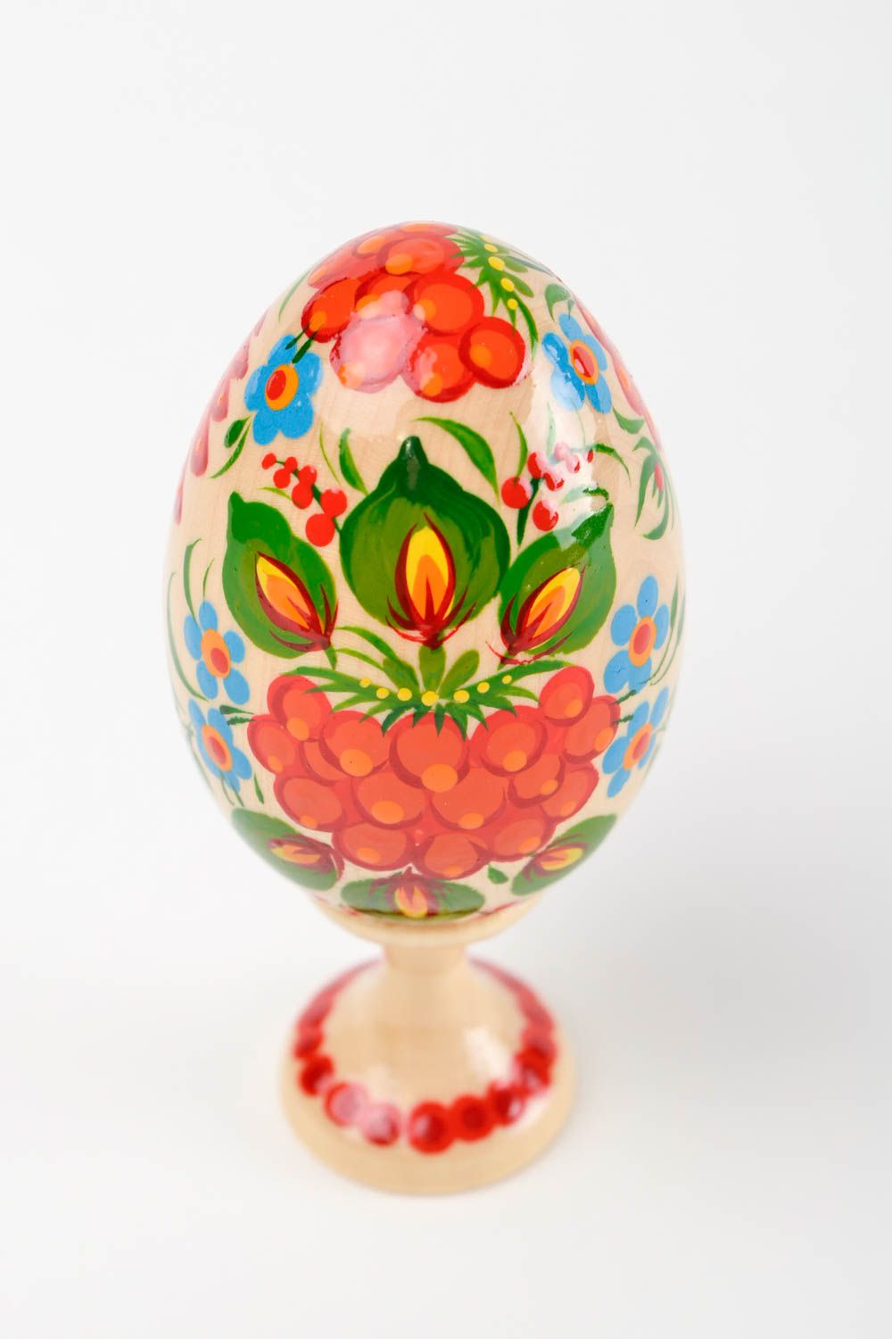 Huevo decorado decoración para Pascua artesanal regalo original de navidad foto 5