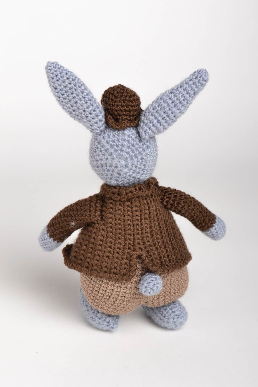 Juguete artesanal con forma de conejo regalo original peluche para niños foto 3
