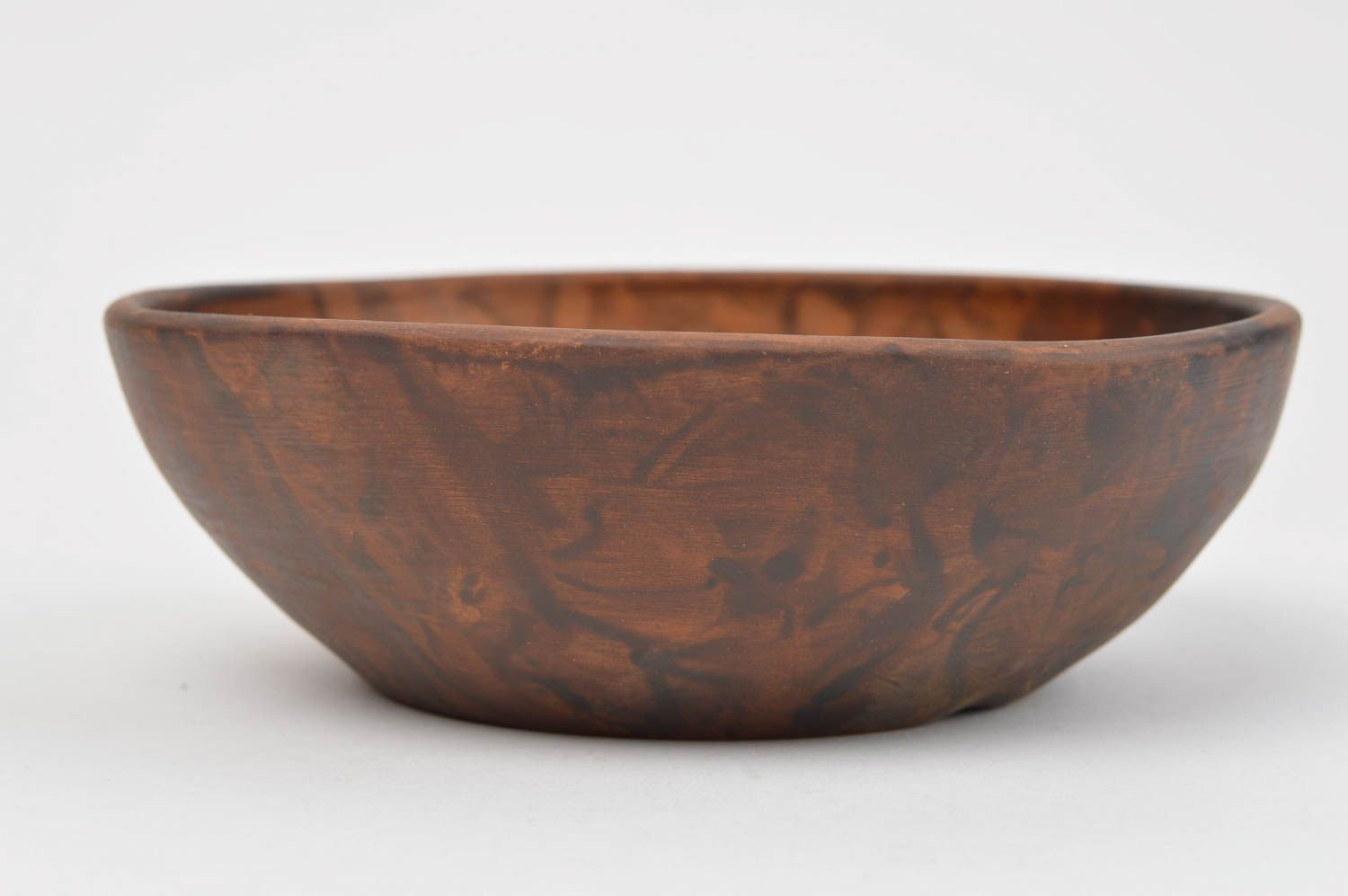 Глиняная миска глубокая для первых блюд керамическая посуда ручной работы фото 2