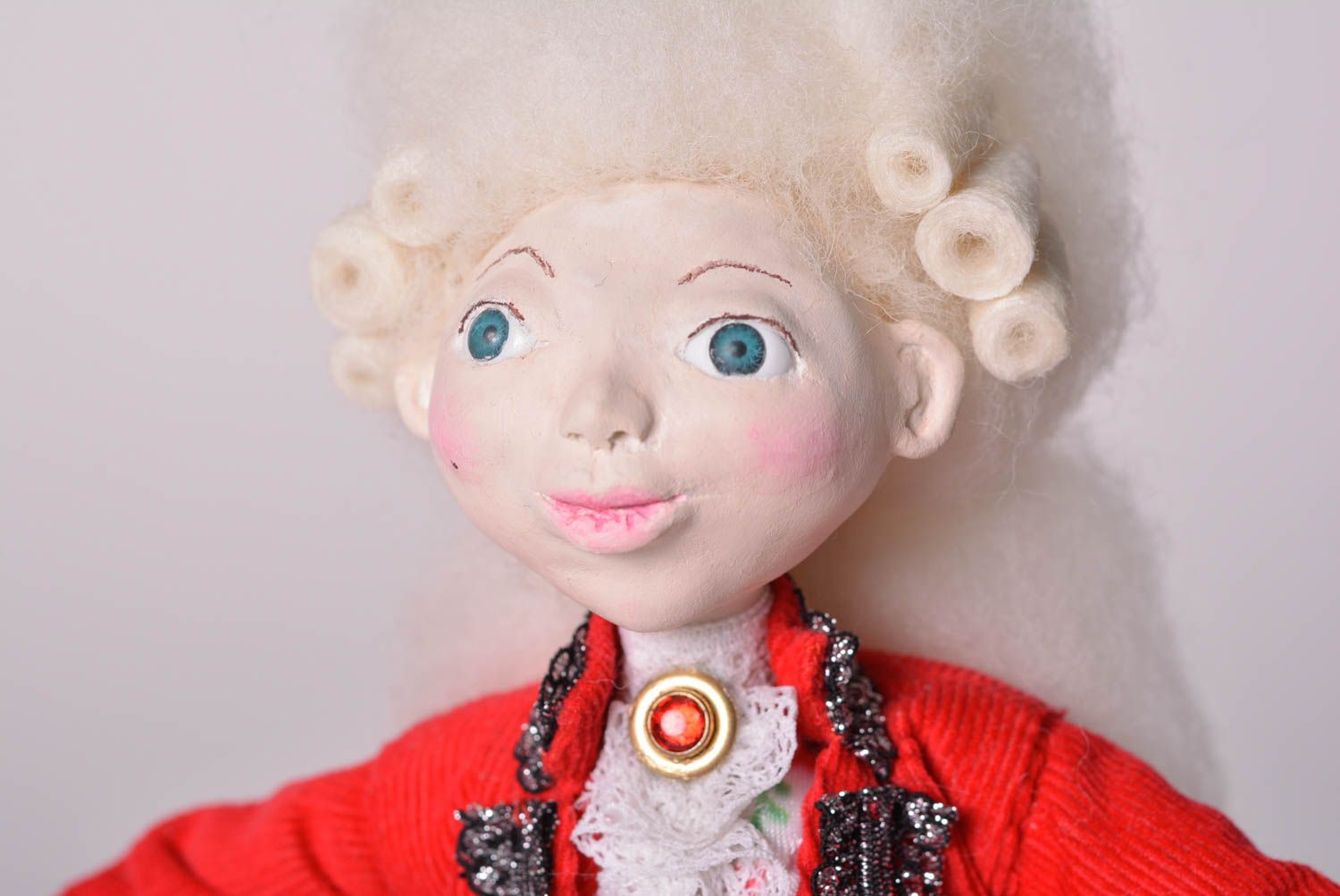 Handmade doll unusual doll gift ideas designer doll for children nursery decor photo 2