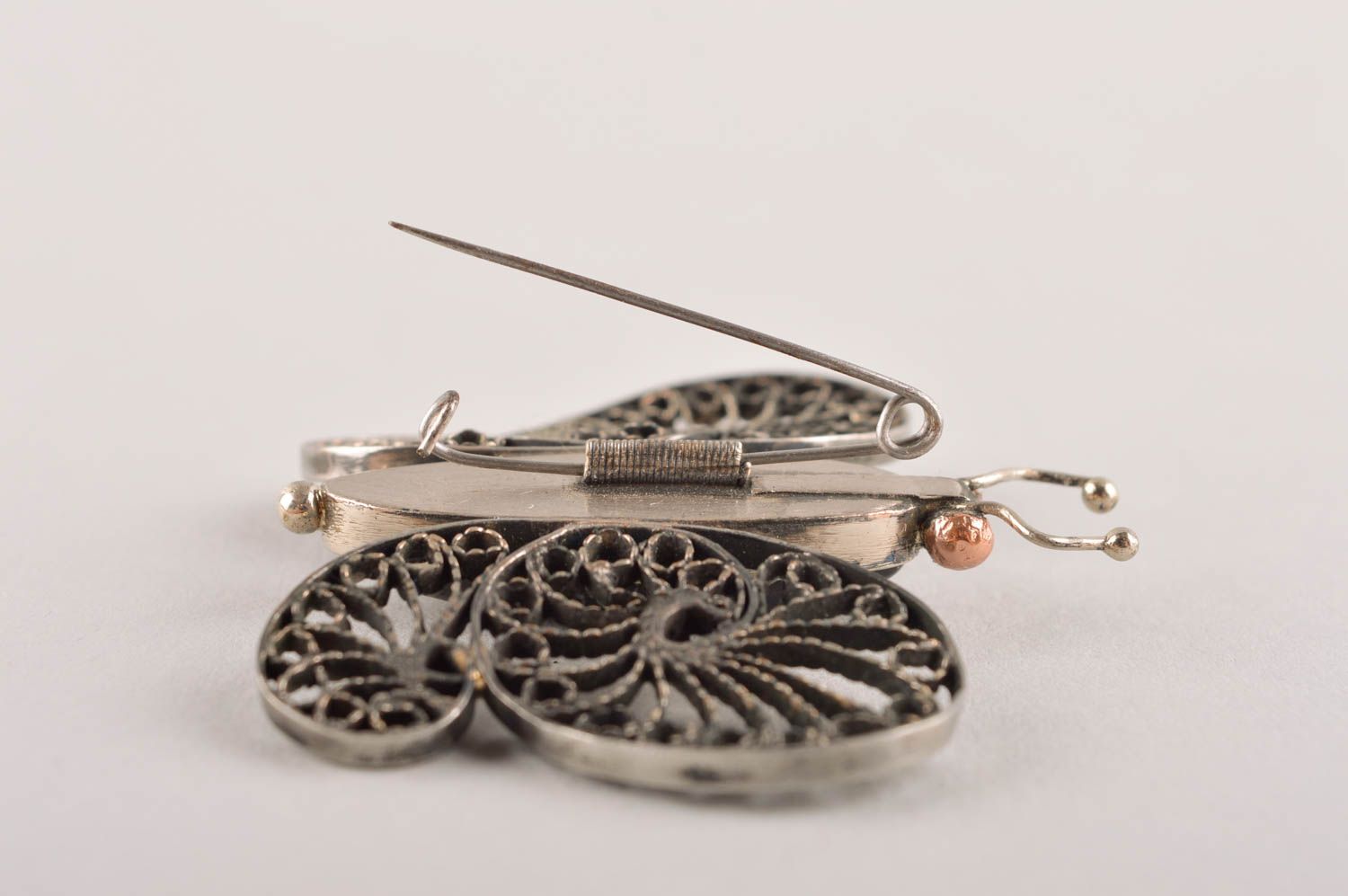 Handmade metal brooch metal jewelry fashion brooch vintage brooch for women photo 5