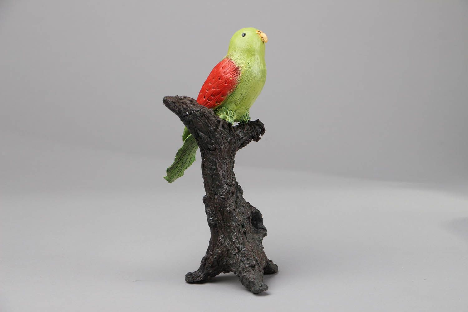 Statuette de perroquet décorative faite main photo 3