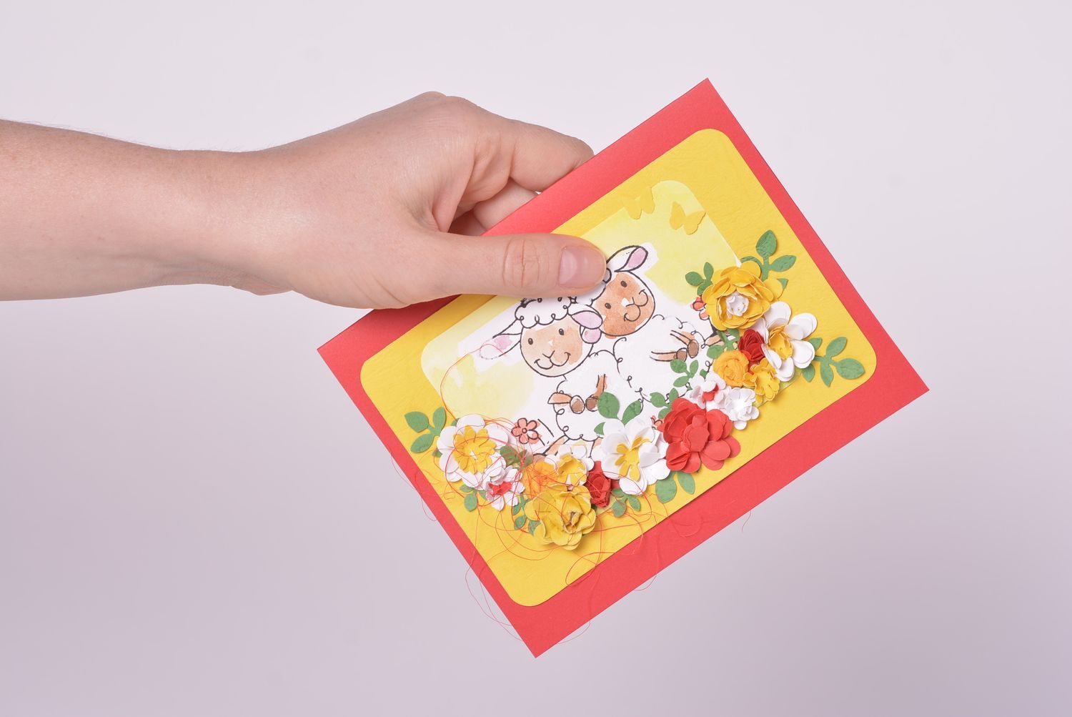 Handmade lustige Geburtstagskarte Geschenkidee für Mädchen Scrapbook Karte schön foto 2