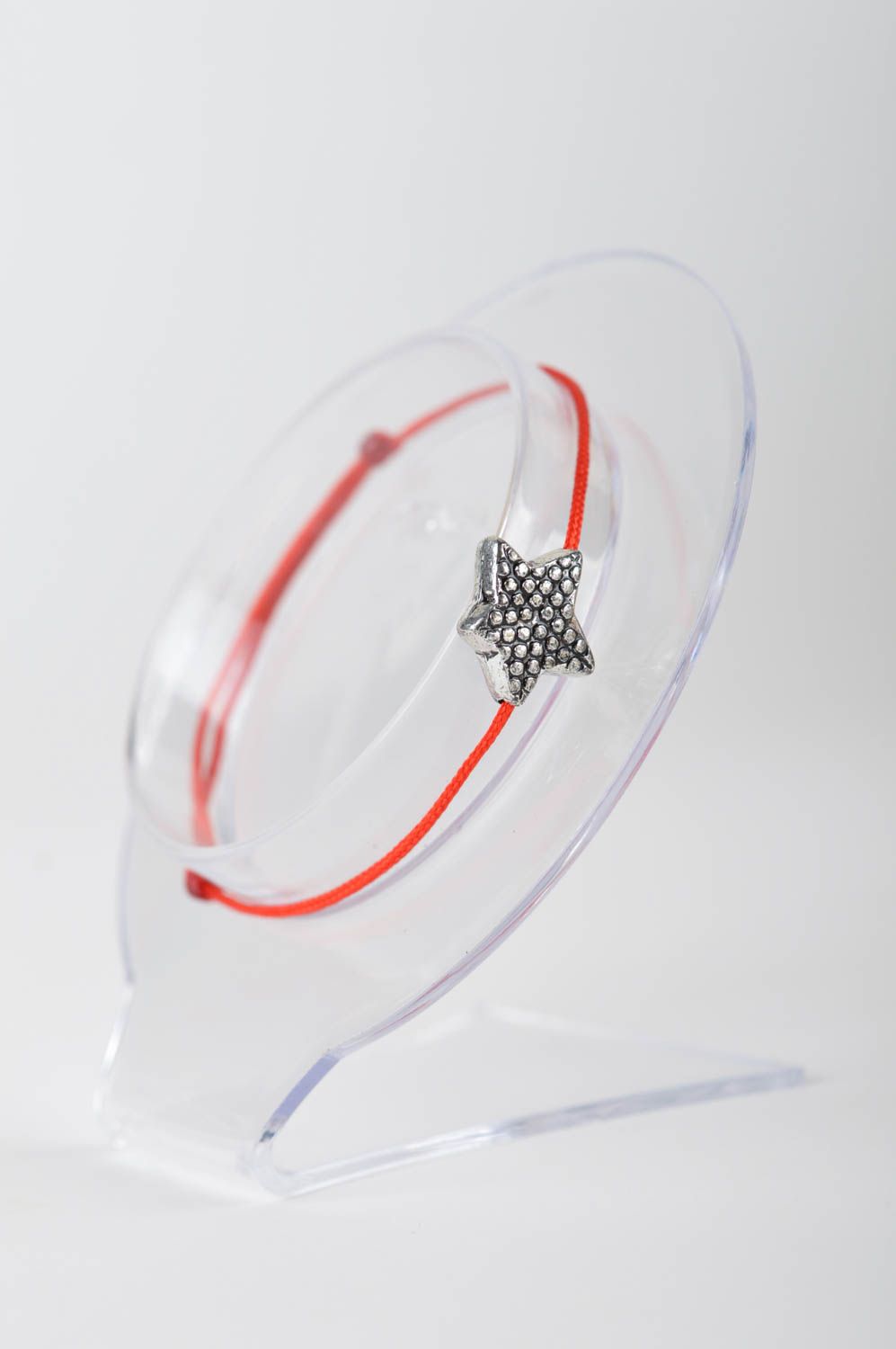 Pulsera de hilo con estrella artesanal accesorio para mujer bisutería de moda  foto 5