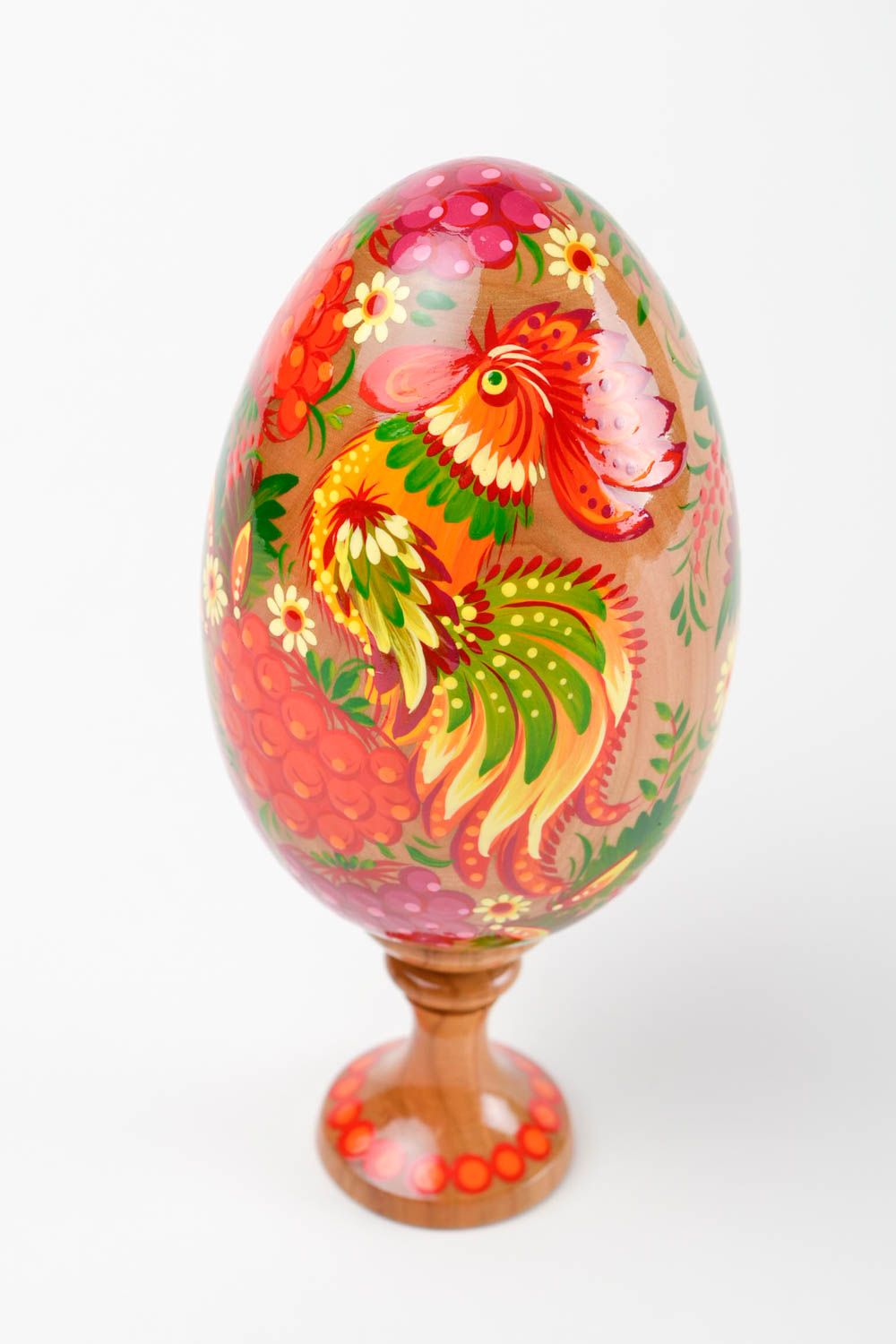 Яйцо на Пасху ручной работы пасхальное яйцо на подставке пасхальный декор фото 3