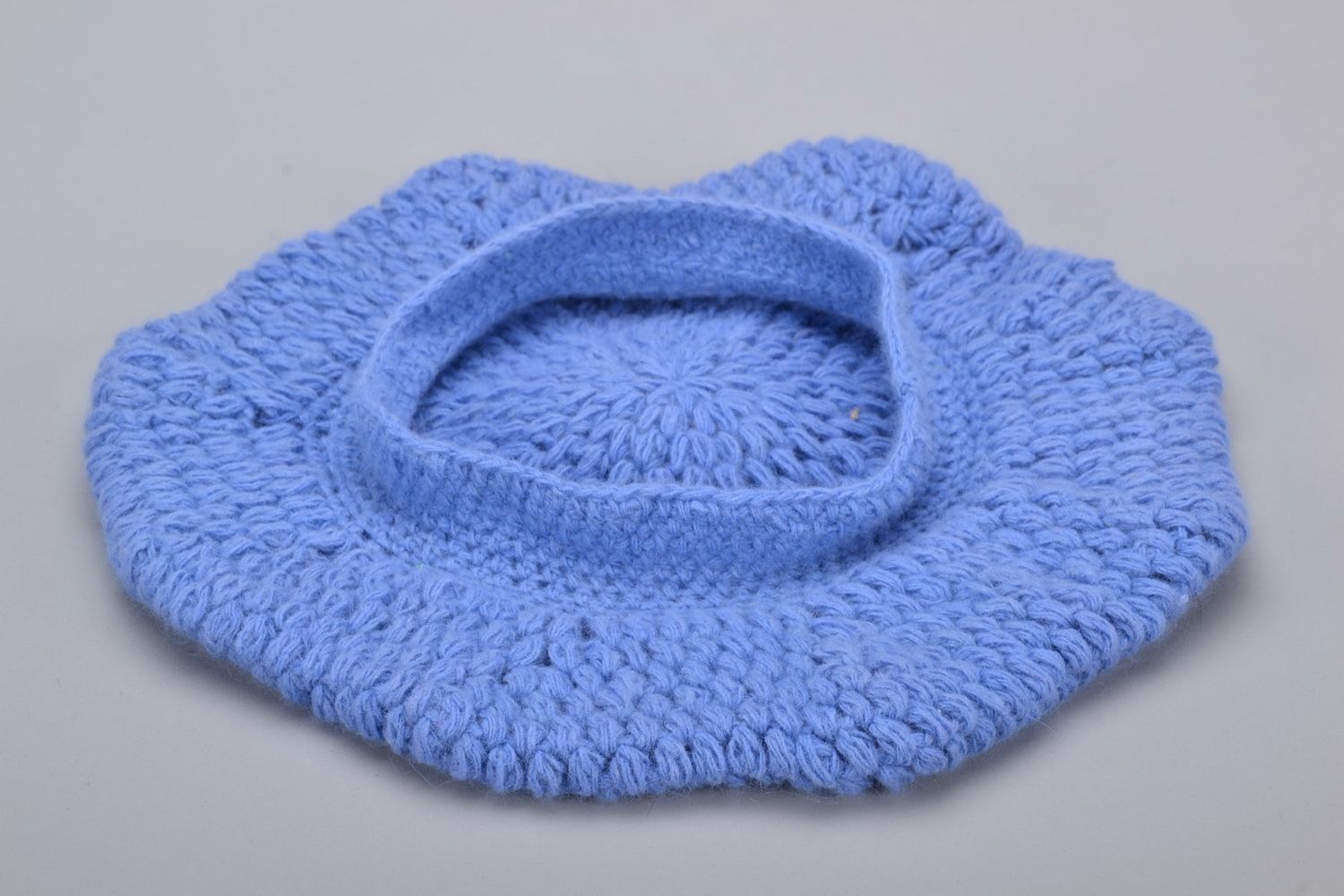Crochet beret for child photo 3