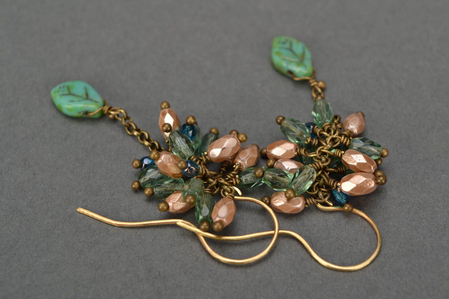 Unusual handmade beaded earrings cool jewelry beautiful jewellery fashion trends photo 3