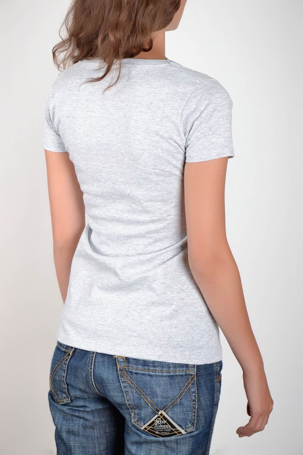Tee shirt pour femme en coton avec imprimé photo 3