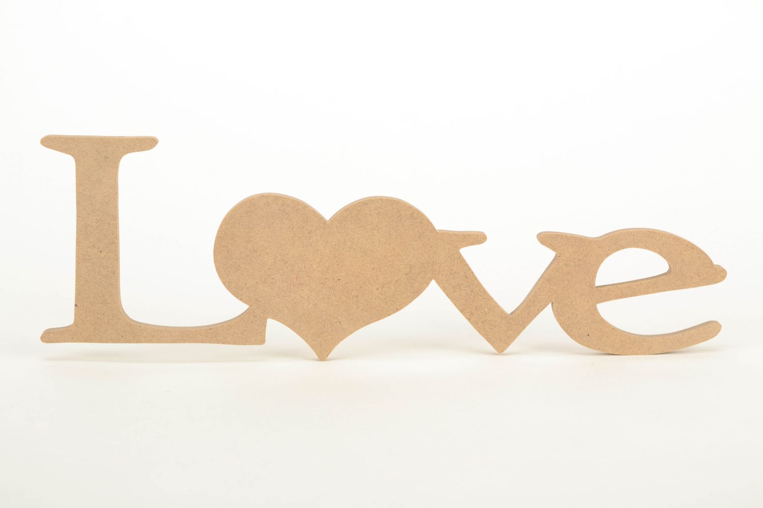 Chipboard lettering Love photo 1