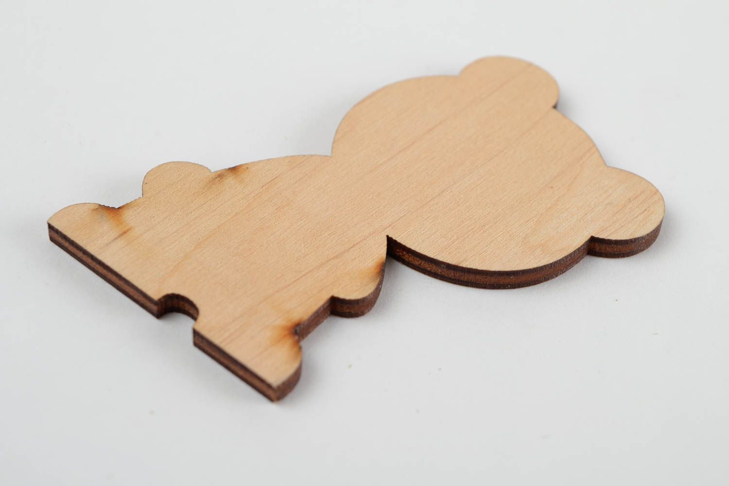 Miniatur Bemalen handmade Holz zum Basteln Holzrohling zum Bemalen originell foto 5