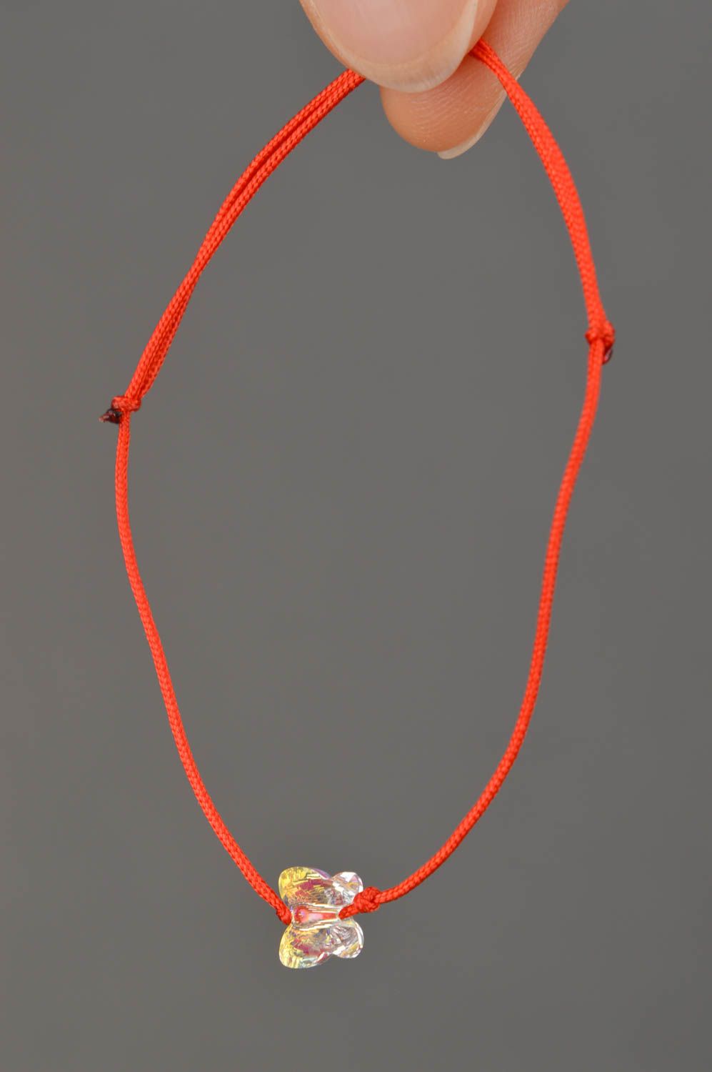 Armband Damen handmade hochwertiger Modeschmuck originelle Geschenke in Rot foto 4