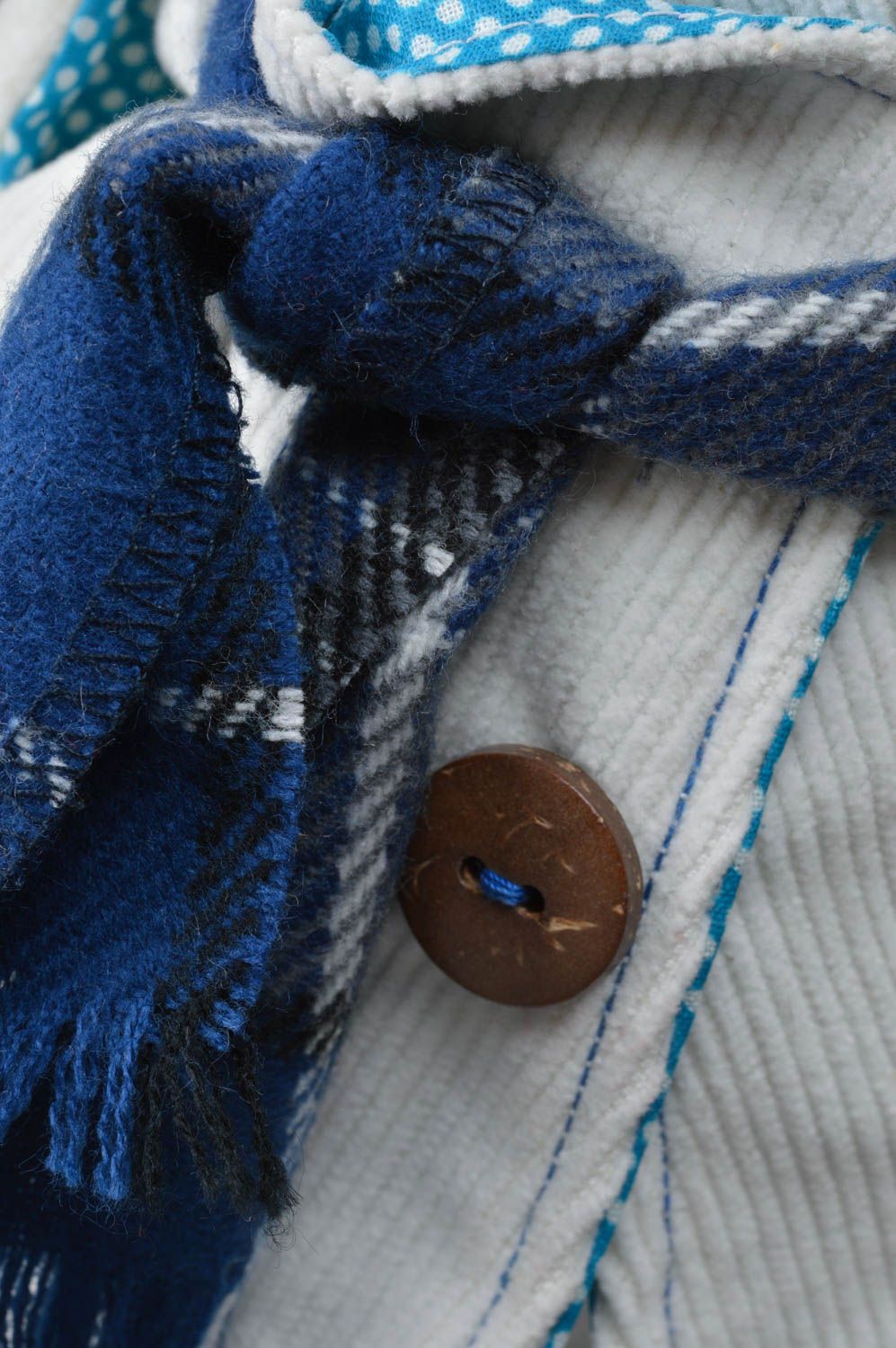 Weiches handmade Kuscheltier Häsin aus Baumwolle für Kind Geschenk foto 4