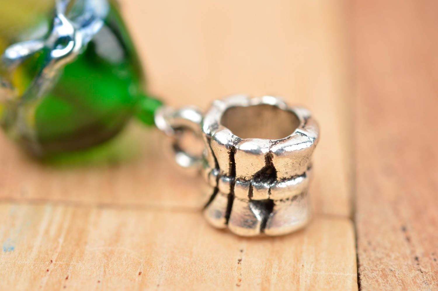 Handmade designer glass pendant unusual stylish pendant elegant jewelry photo 3