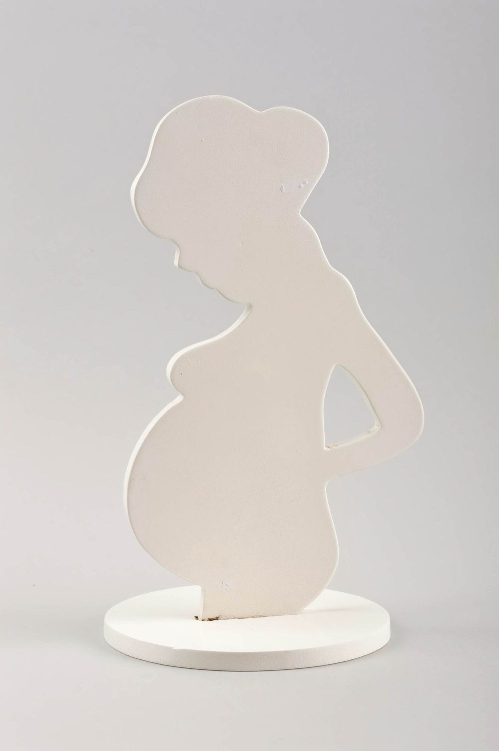 Cadre photo bébé fait main original blanc silhouette de maman Cadeau naissance photo 5