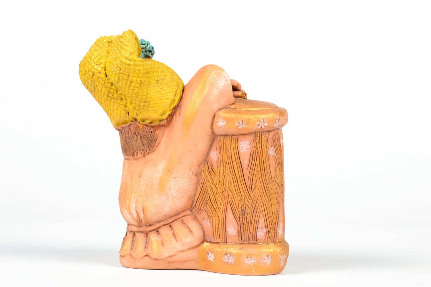 Ceramic money box in the shape of gnome photo 3
