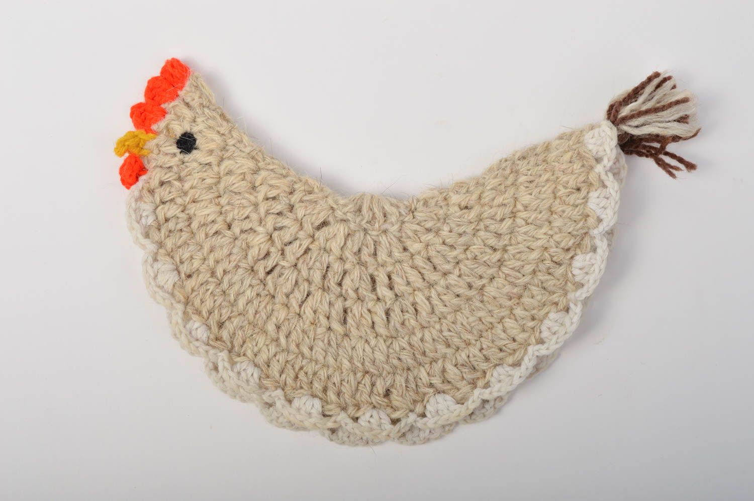 Agarradera al crochet hecha a mano textil para el hogar accesorios de cocina foto 2