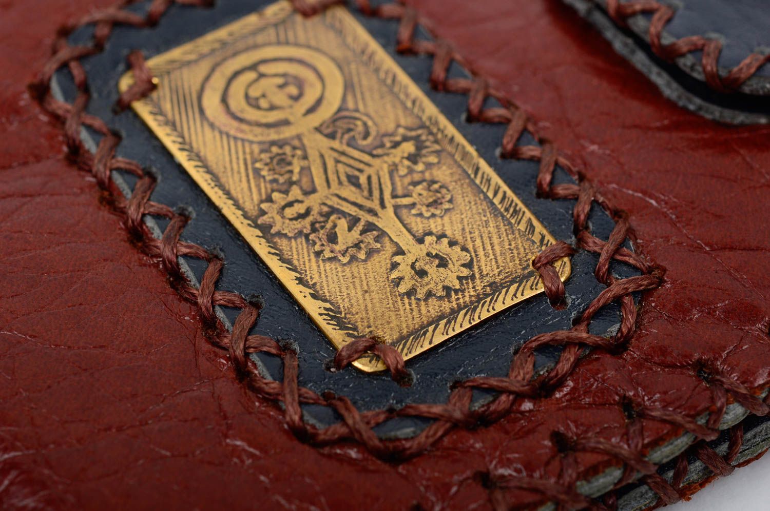 Handmade leather wallet unisex wallet leather goods designer accessories photo 3