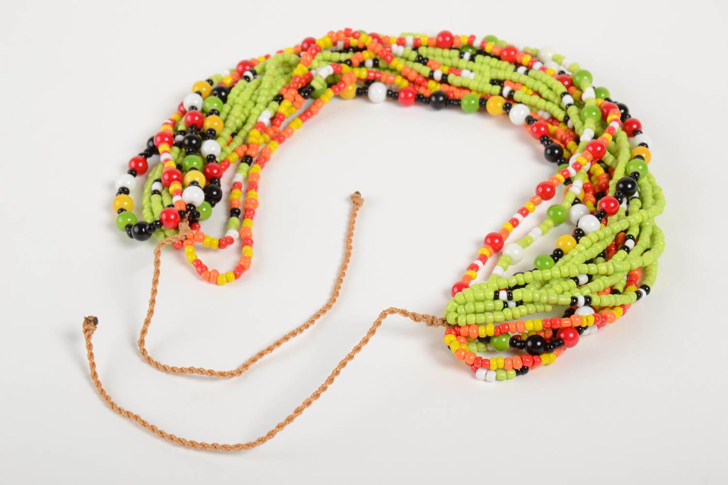 Collar de abalorios multicolor regalo original para mujeres bisutería de moda foto 4