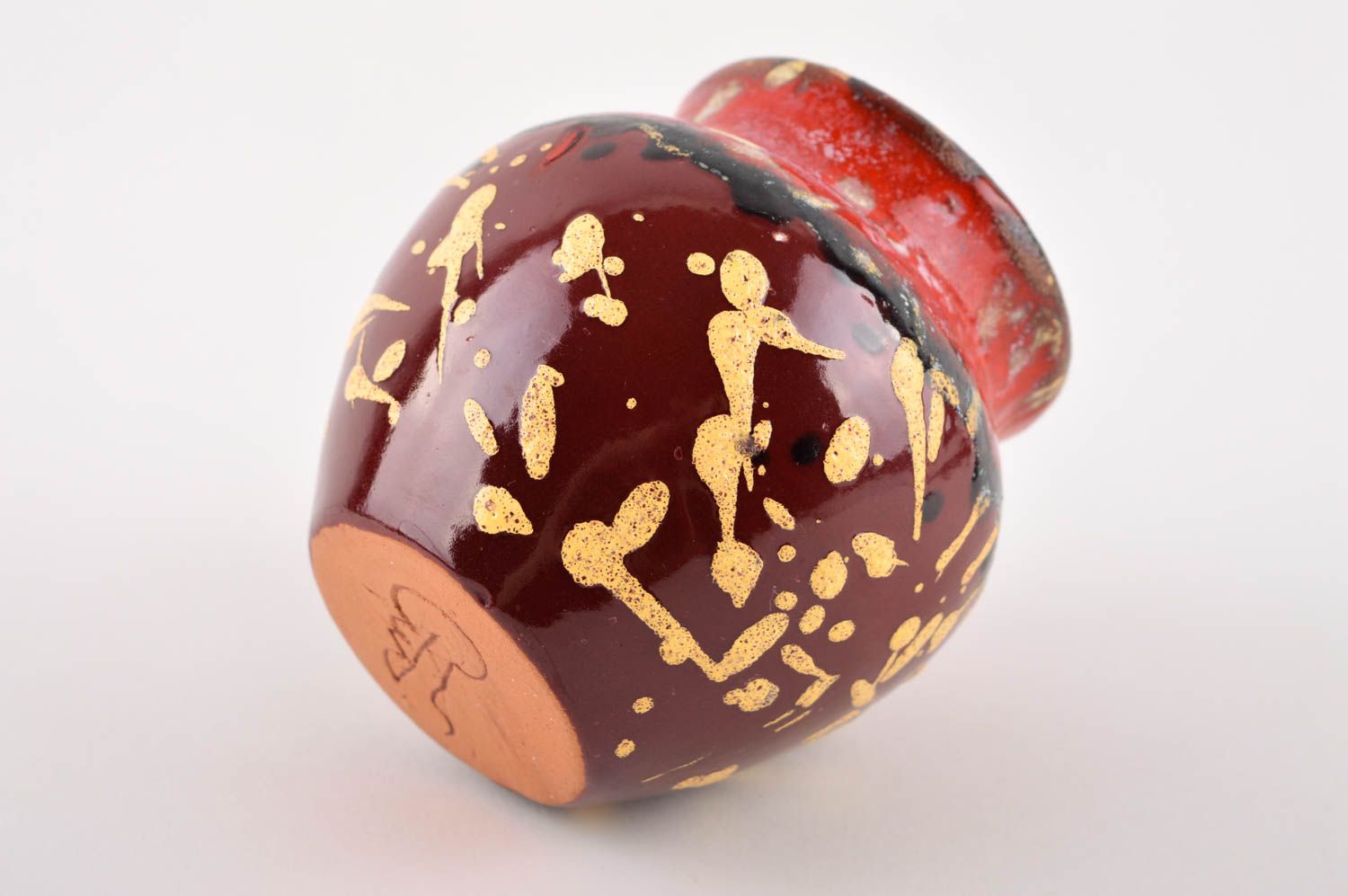 Ваза для декора ручной работы красивая ваза из керамики авторский декор для дома фото 3