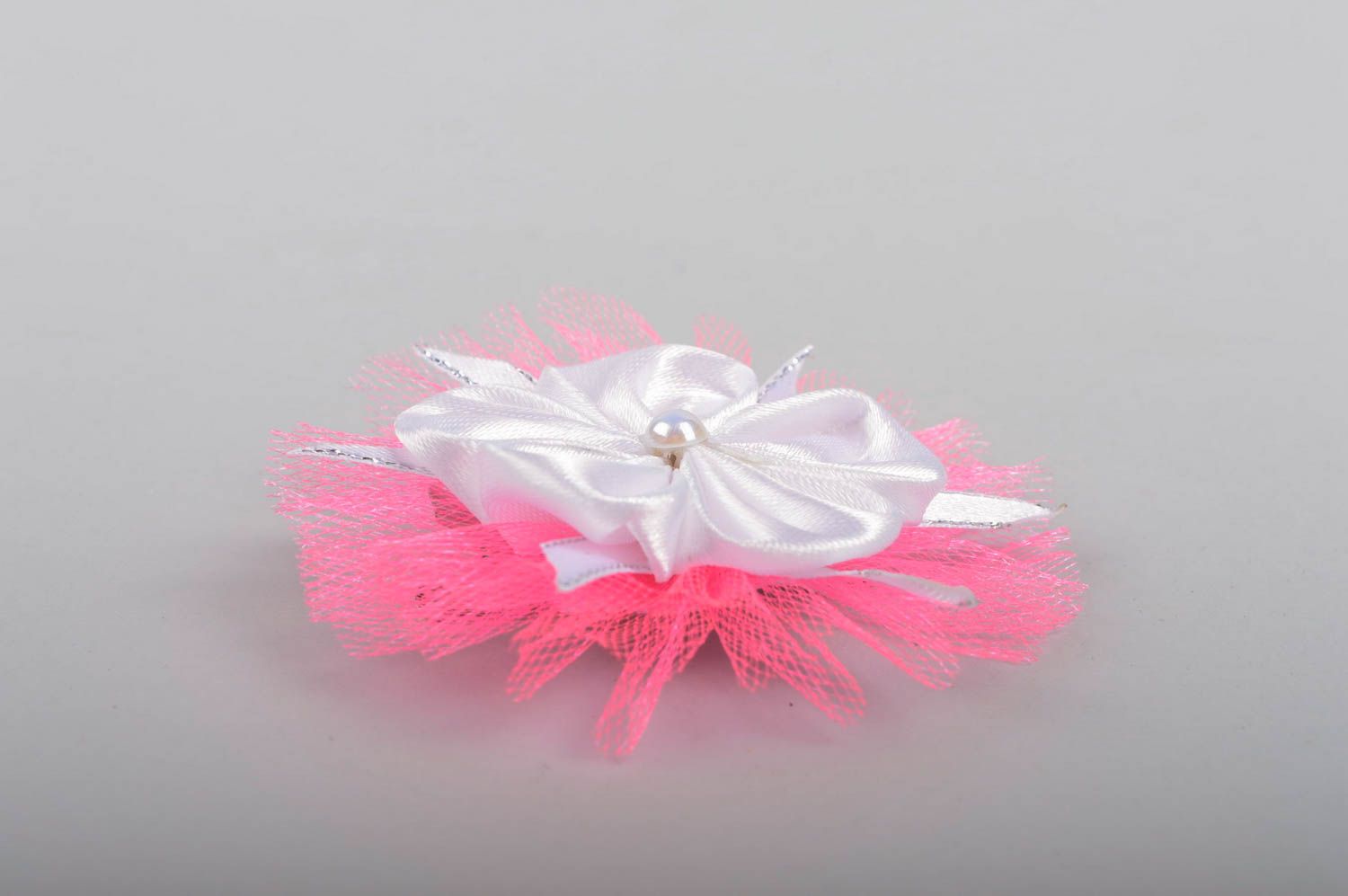 Handmade hair clip flower hair accessories kids accessories gifts for girls photo 3