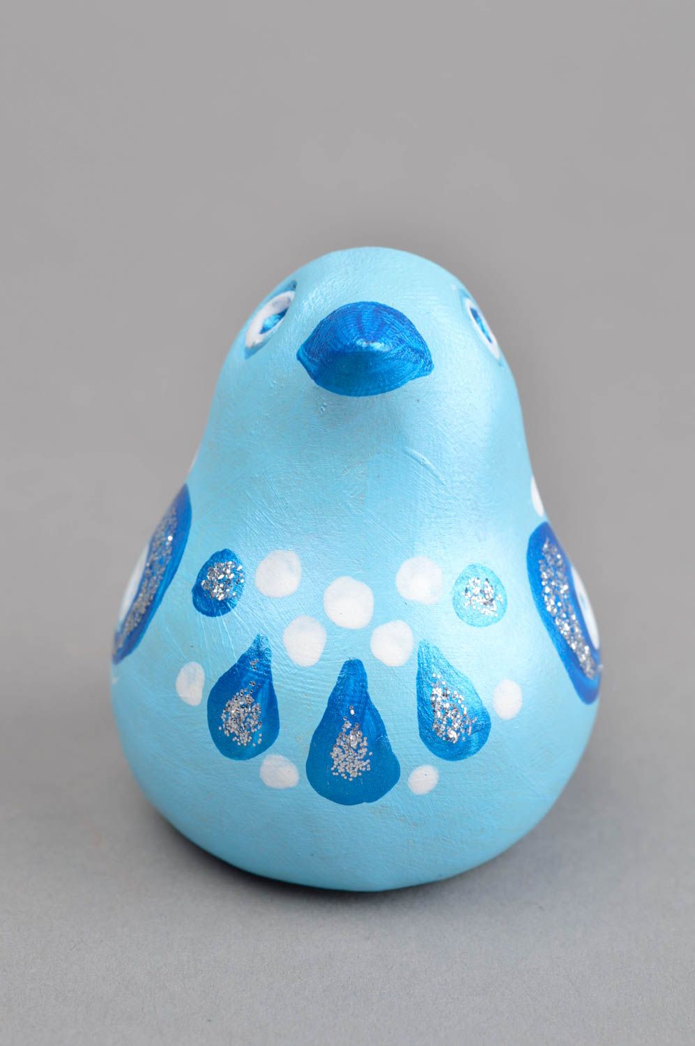 Свистулька из глины ручная работа керамическая свистулька глиняная игрушка птица фото 2