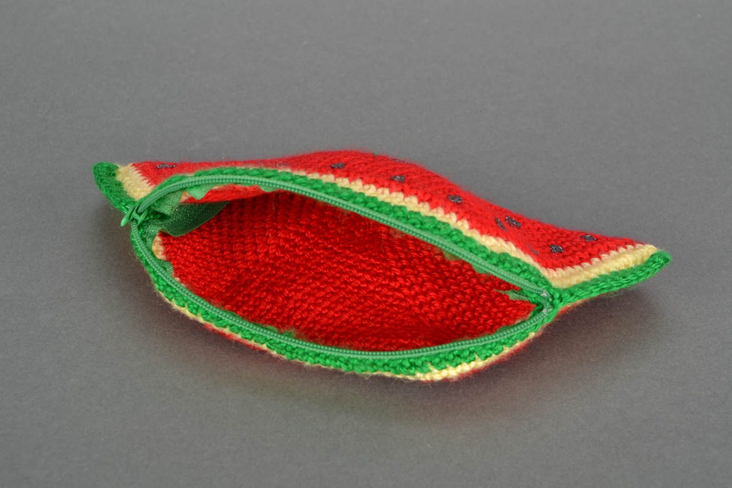 Crocheted purse Watermelon photo 3