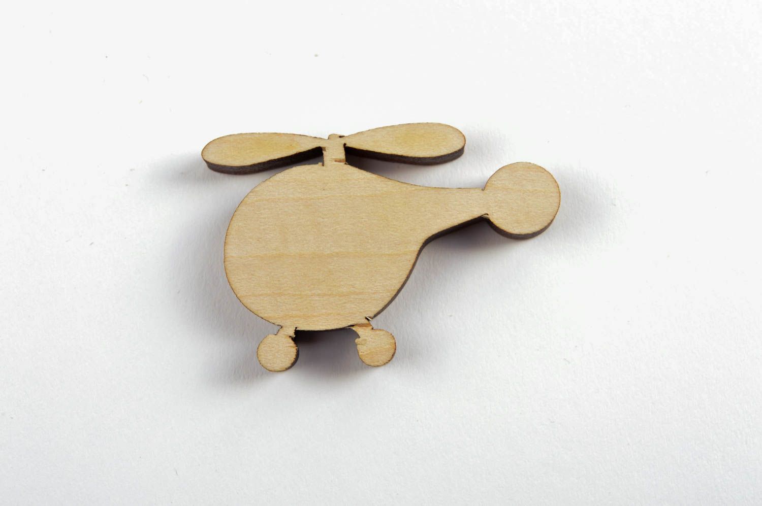 Holz Figur handmade Deko Hubschrauber Miniatur bemalen kreatives Geschenk  foto 4