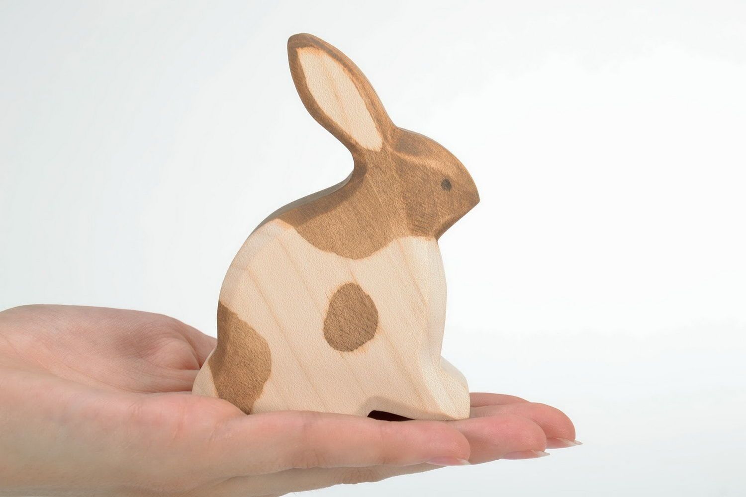 Wooden statuette Rabbit photo 2