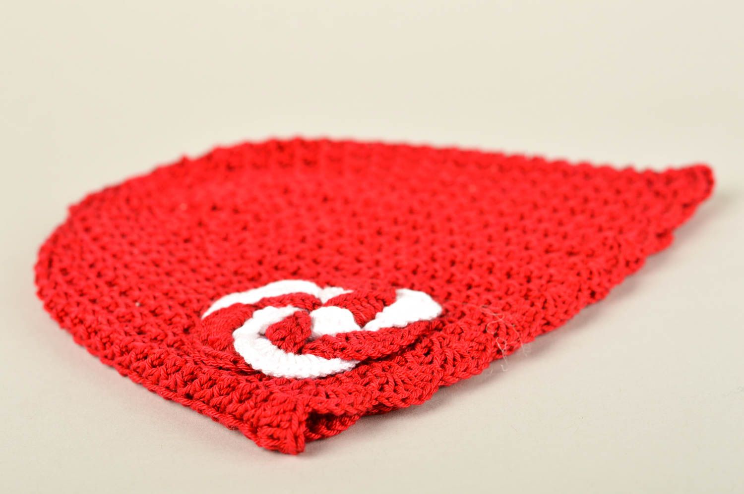 Gorro tejido a crochet hecho a mano ropa infantil regalo original para niña foto 2