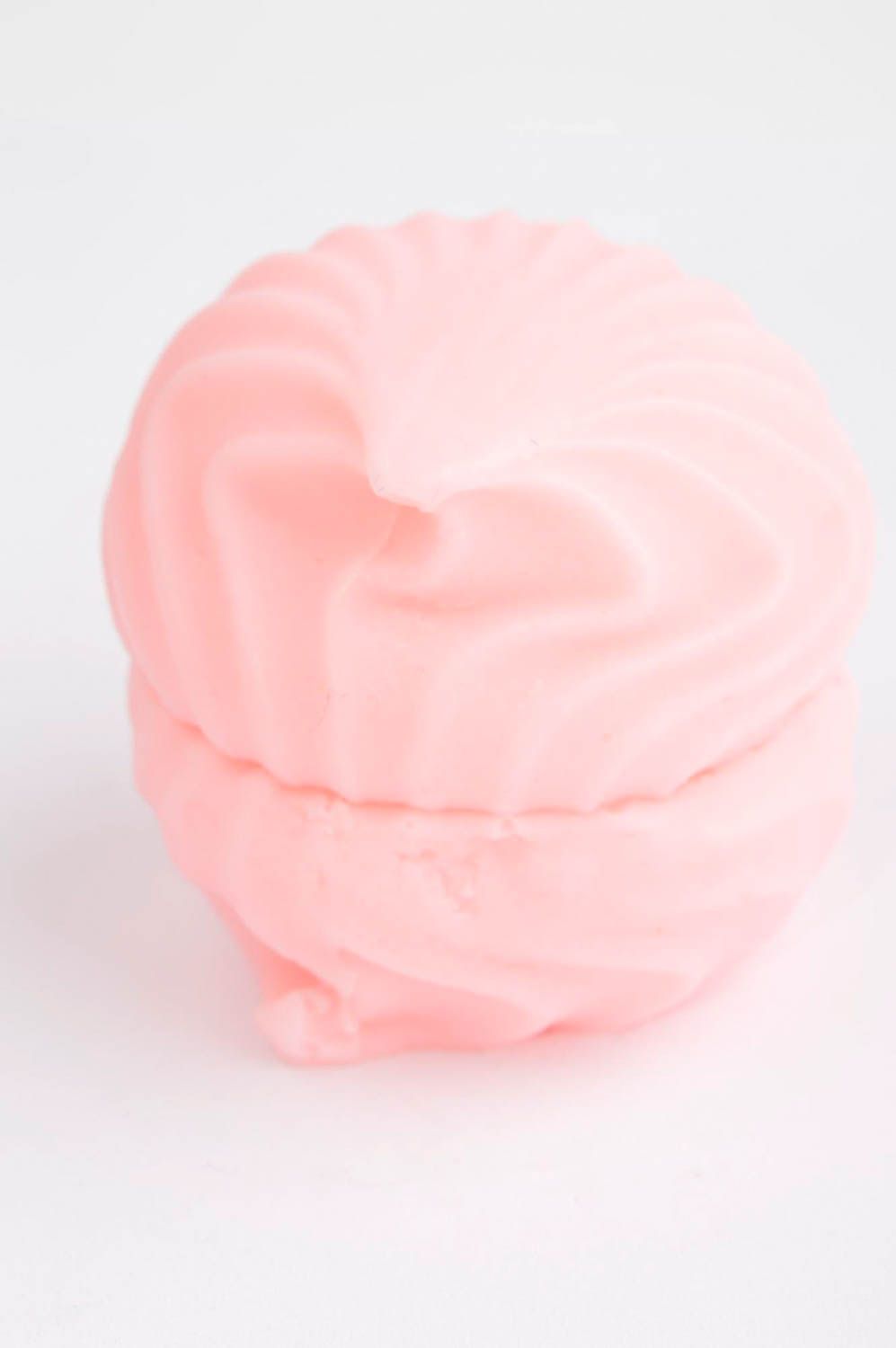 Savon fait main Produit beauté guimauve rose Accessoire salle de bains photo 3