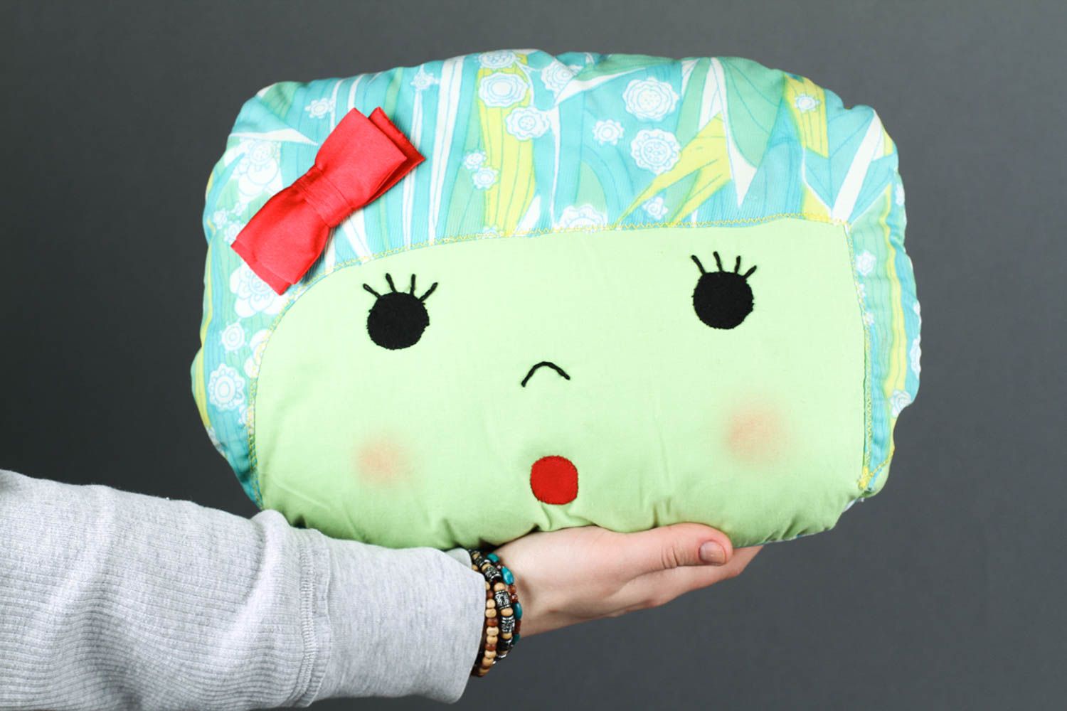 Unusual handmade pillow pet accent pillow stuffed soft toy birthday gift ideas photo 4
